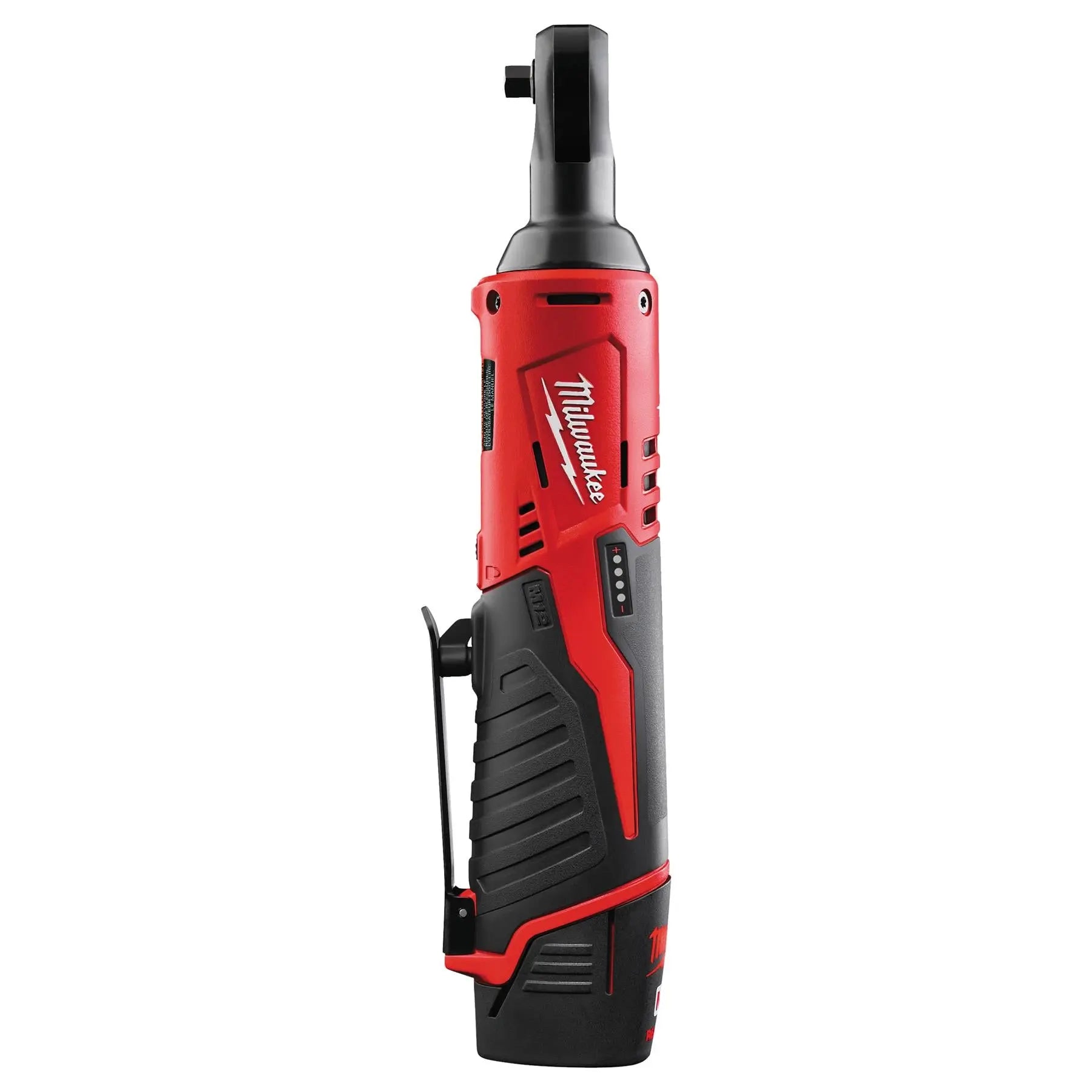 Milwaukee M12 12V 3/8" Drive Cordless Sub Compact Ratchet 2Ah Battery + Charger M12IR-201B 3/8 White Rose Tools
