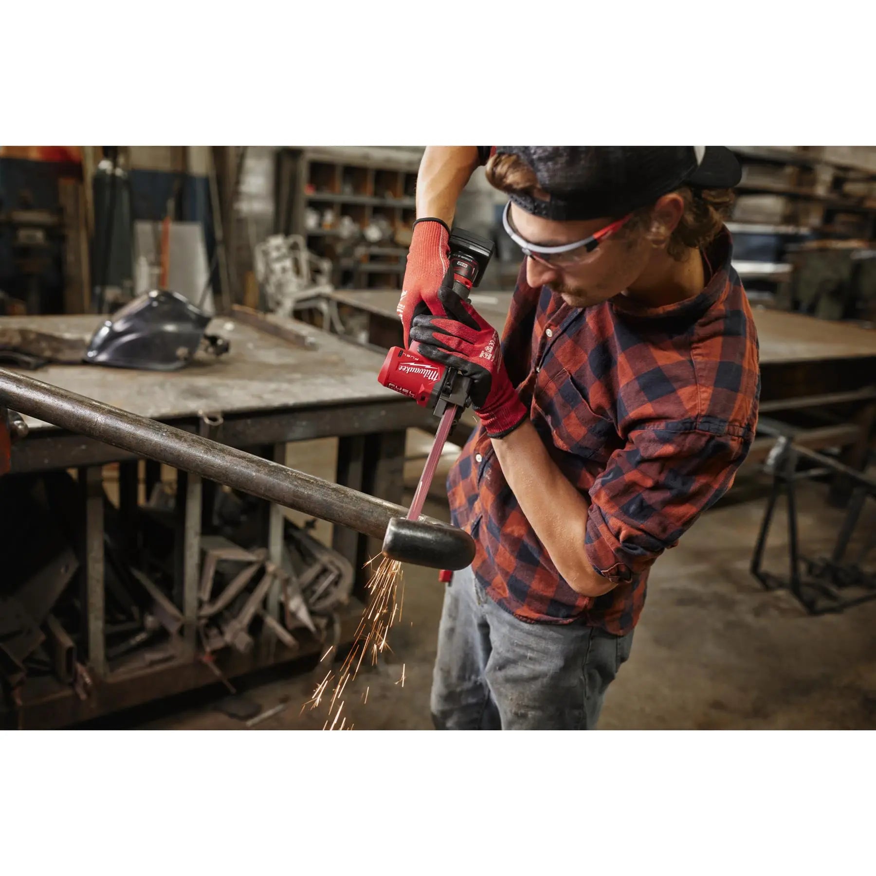 Milwaukee M12 12V Fuel Cordless Band File 13mm Belt Sander Bare Unit M12FBFL13-0 White Rose Tools