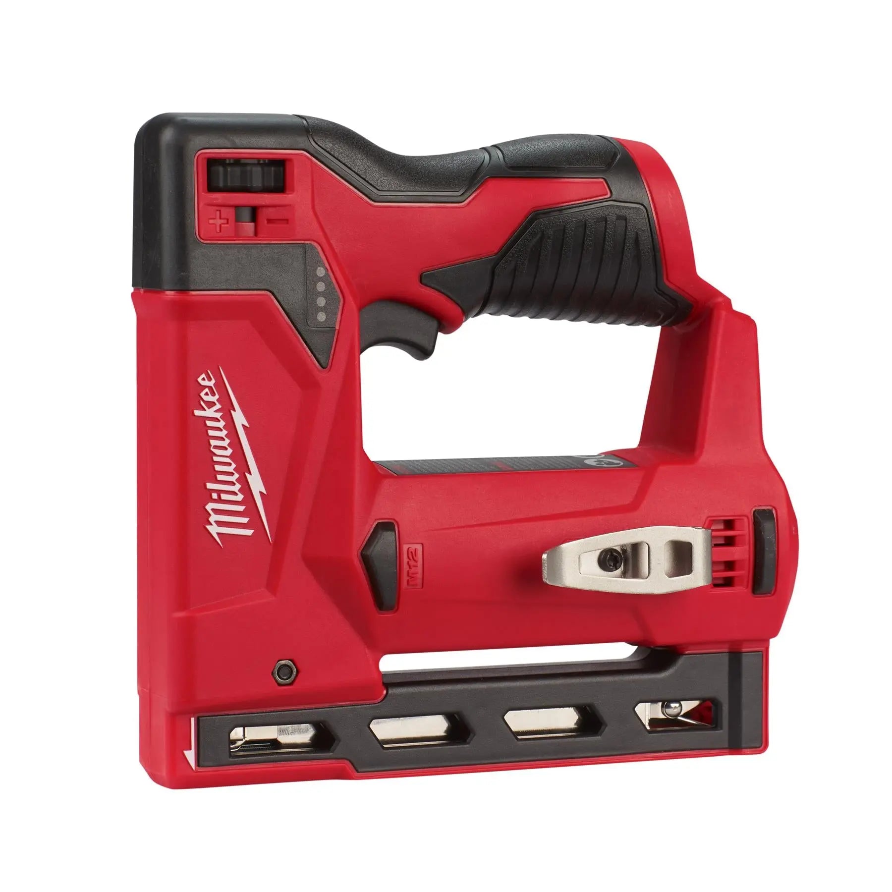 Milwaukee M12 12V Sub Compact Cordless Stapler Bare Unit M12BST-0 White Rose Tools