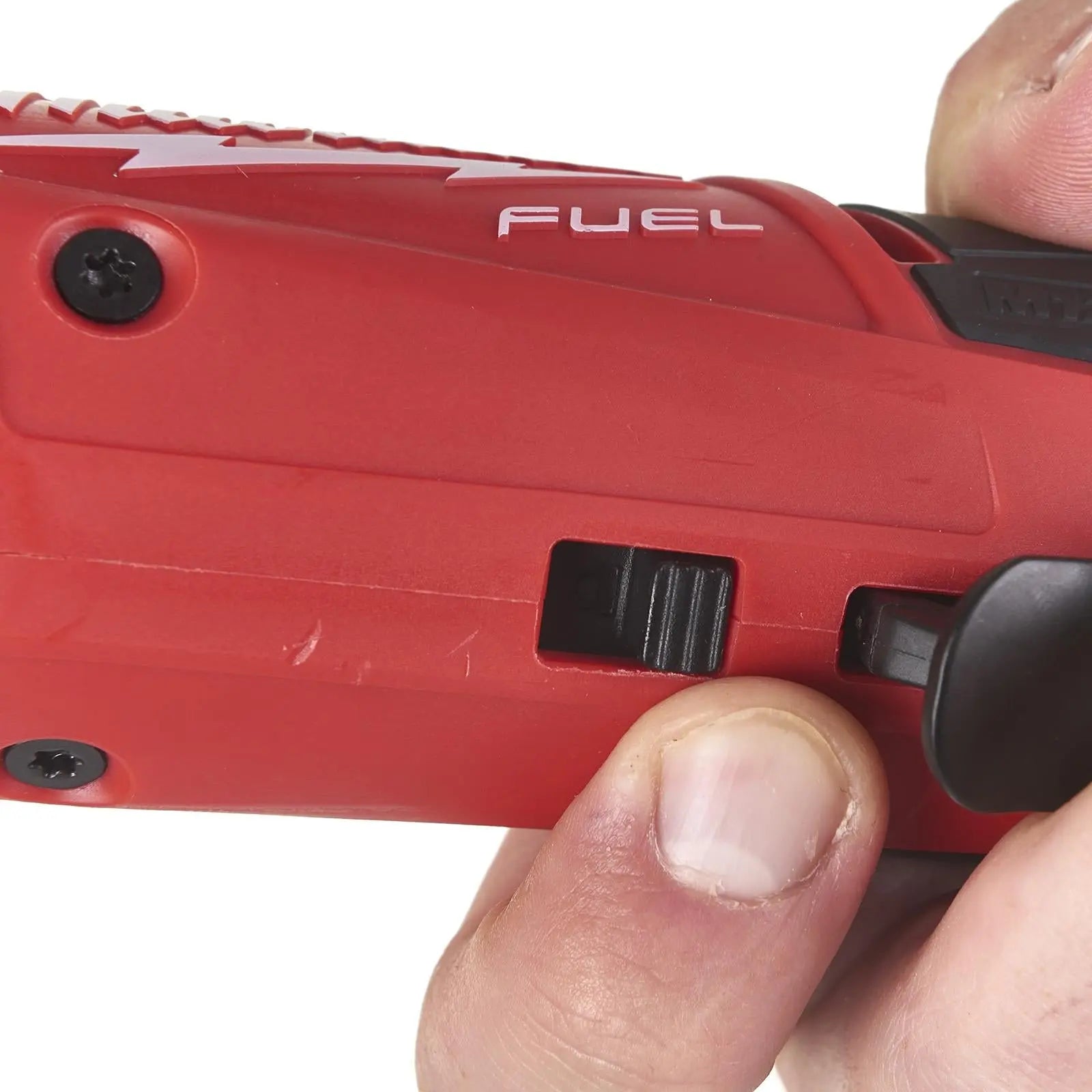 Milwaukee M12 Fuel 12V 3/8" Drive Cordless Extended Reach Ratchet Bare Unit M12FIR38LR-0 White Rose Tools