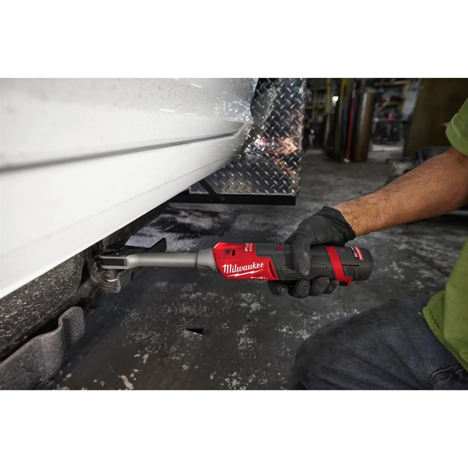 Milwaukee M12 Fuel 12V Cordless Insider Pass-Through Ratchet Bare Unit M12FPTR-0 White Rose Tools