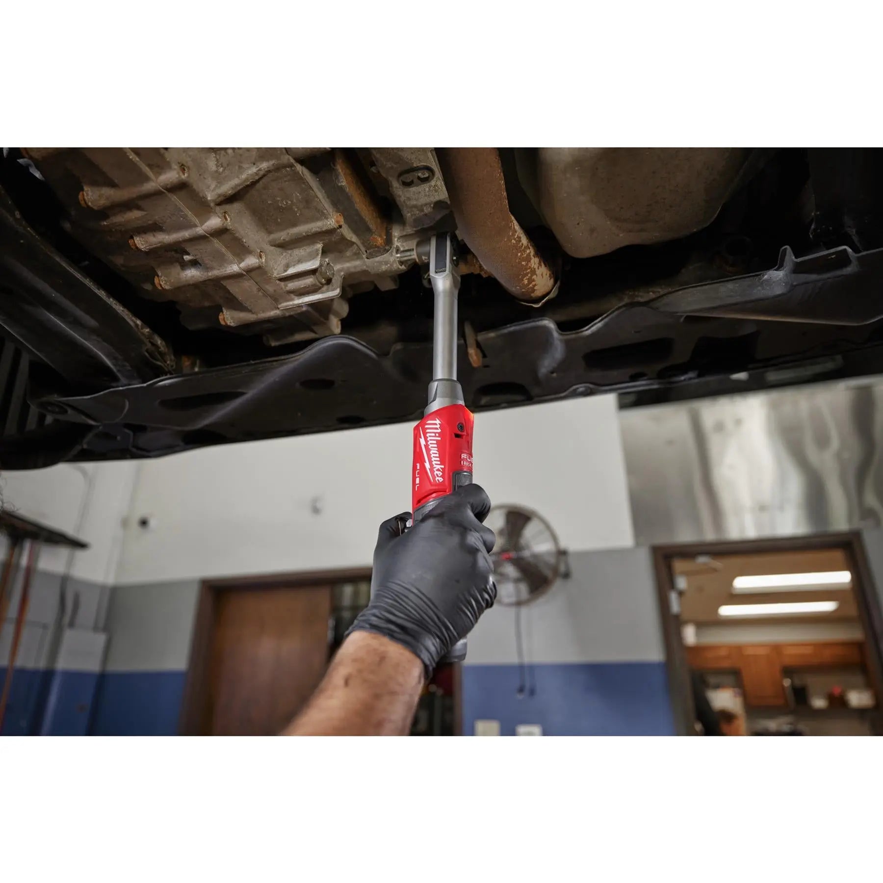 Milwaukee M12 Fuel 12V Cordless Insider Pass-Through Ratchet Bare Unit M12FPTR-0 White Rose Tools