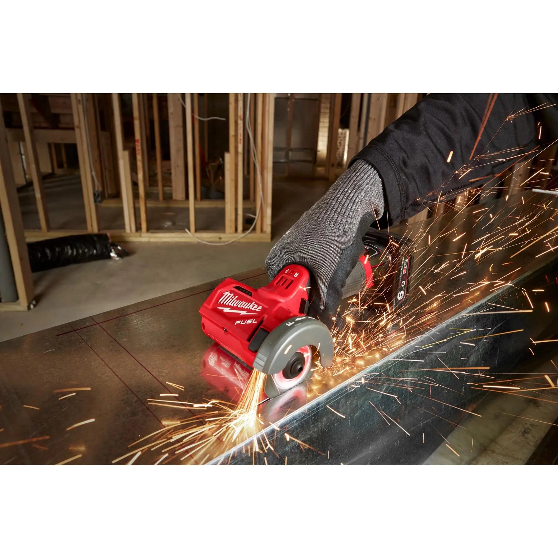 Milwaukee M12 Fuel 12V Sub Compact Multi Material Cordless Cut Off Tool 76mm Blade Bare Unit M12FCOT-0 White Rose Tools