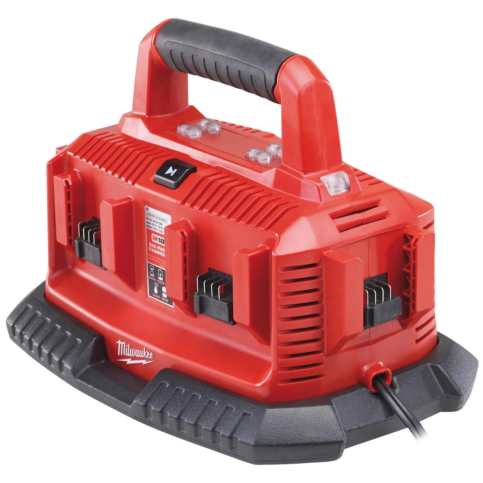 Milwaukee M14-M18 Multibay Battery Charger 240V GB M1418C6 White Rose Tools
