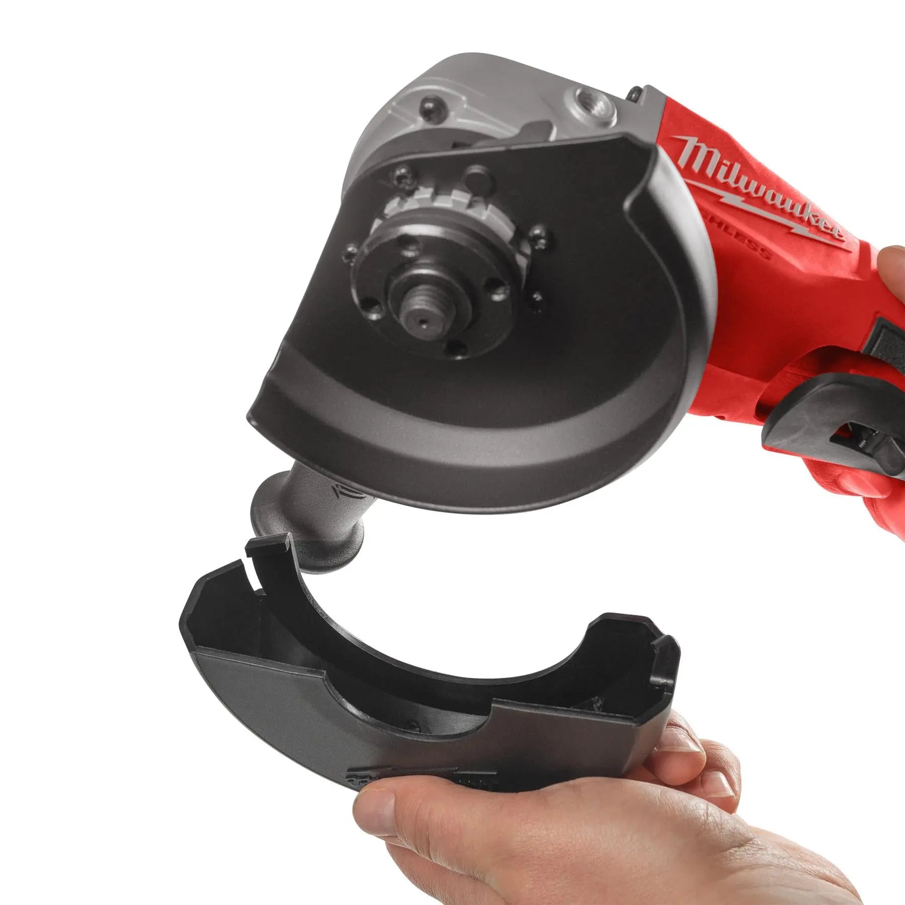 Milwaukee M18 18V 115mm Angle Grinder With Paddle Switch Brushless Bare Unit M18BLSAG115XPD-0 White Rose Tools