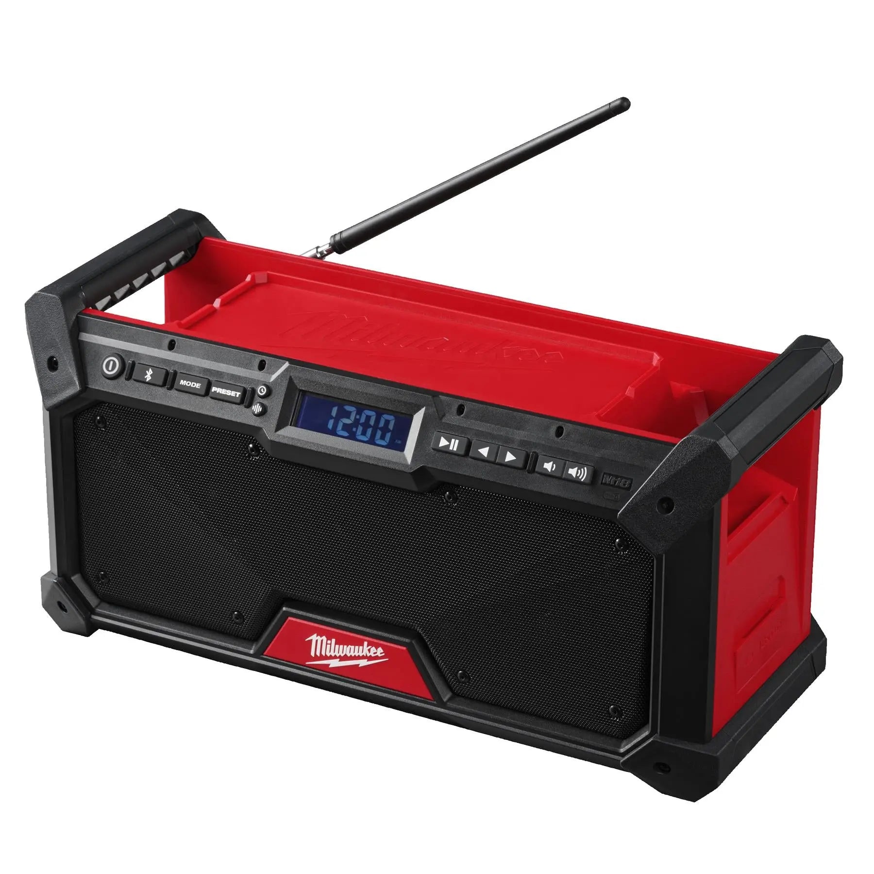Milwaukee M18 18V Cordless Jobsite Radio DAB+ Bare Unit M18RADDAB+G2-0 White Rose Tools