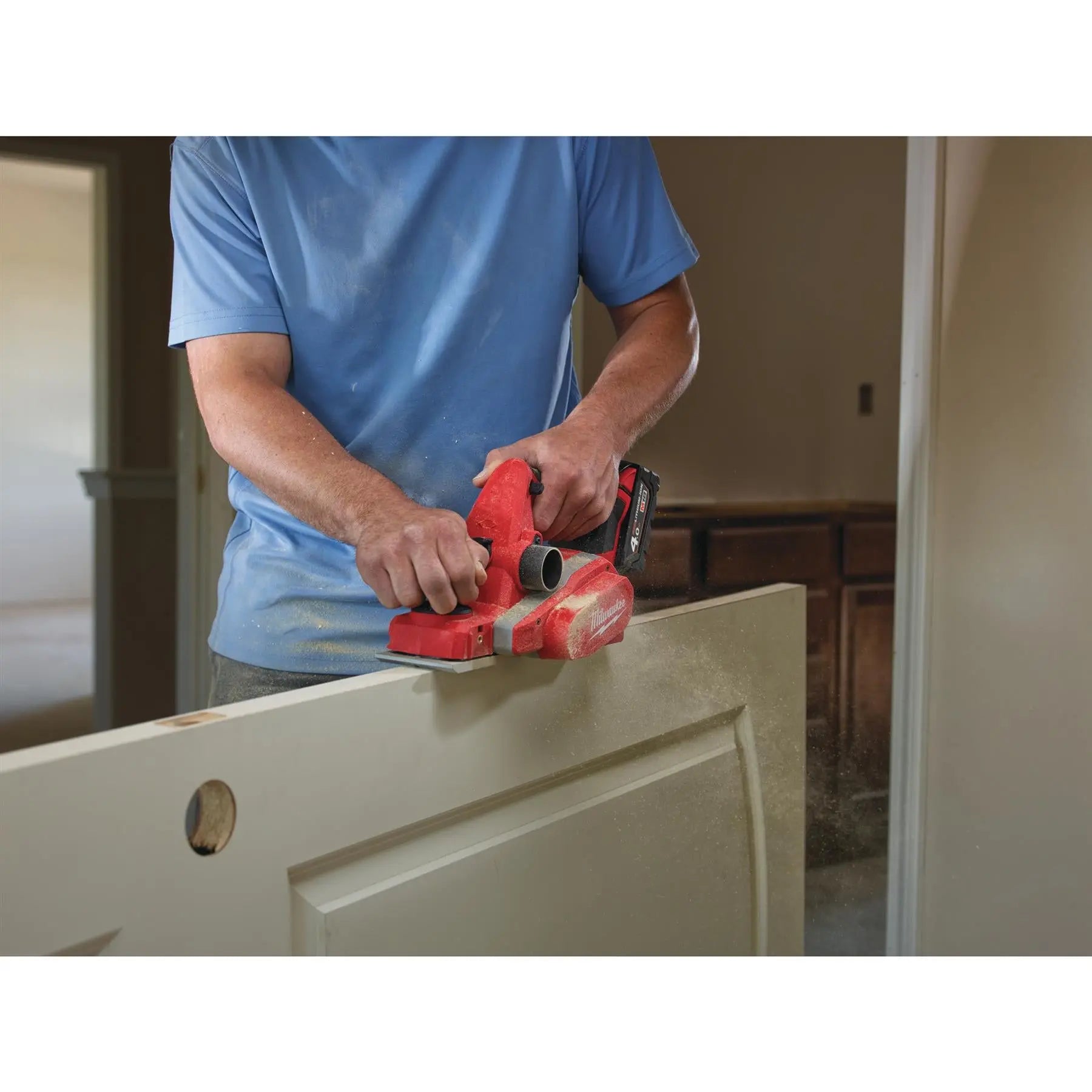 Milwaukee M18 18V Cordless Planer Bare Unit M18BP-0 White Rose Tools