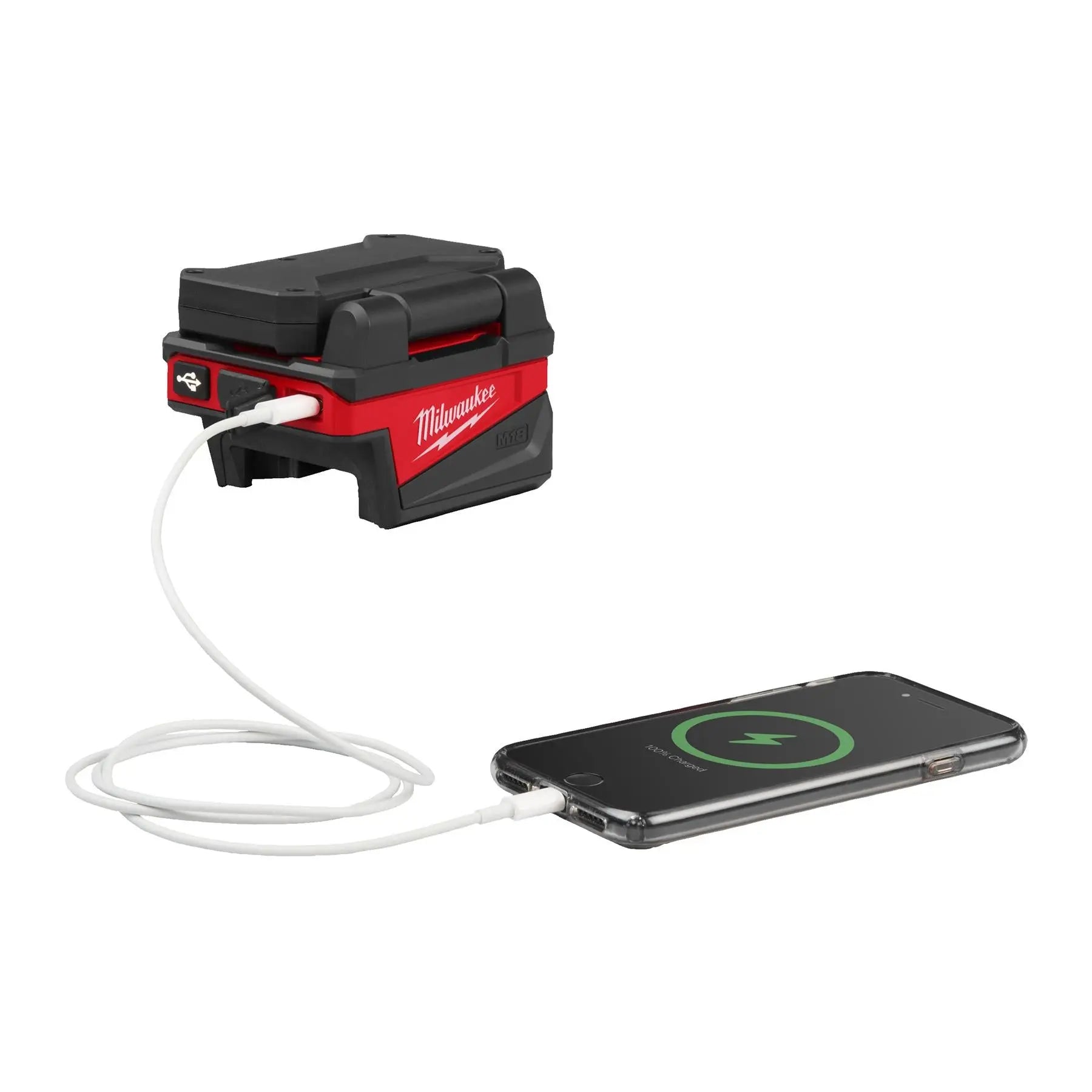 Milwaukee M18 18V Cordless Service Area Light M18ALIS-0 White Rose Tools