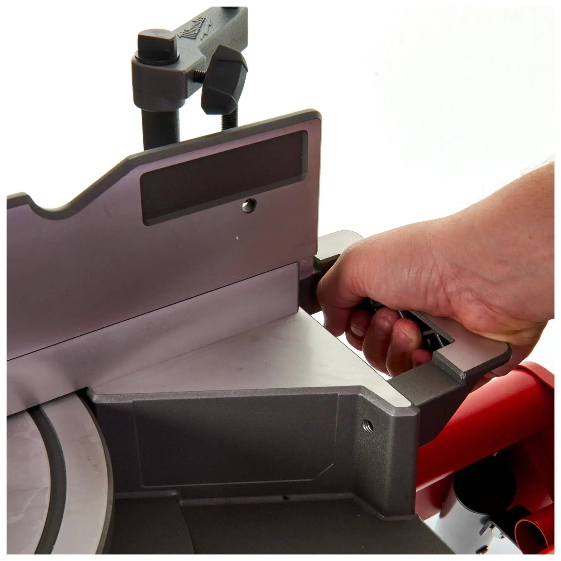 Milwaukee M18 18V FUEL 254mm Mitre Saw Cordless Chop Saw Bare Unit M18FMS254-0 White Rose Tools