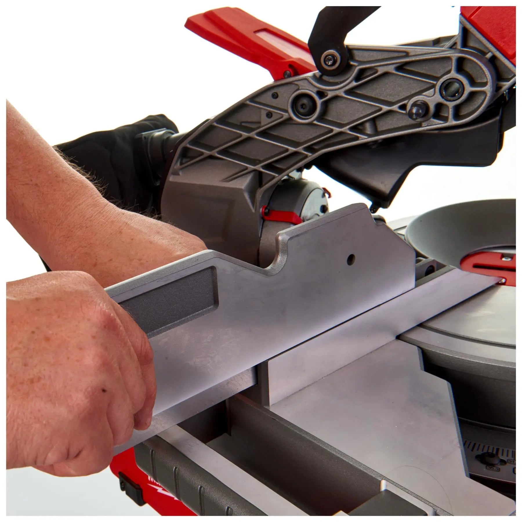 Milwaukee M18 18V FUEL 254mm Mitre Saw Cordless Chop Saw Bare Unit M18FMS254-0 White Rose Tools