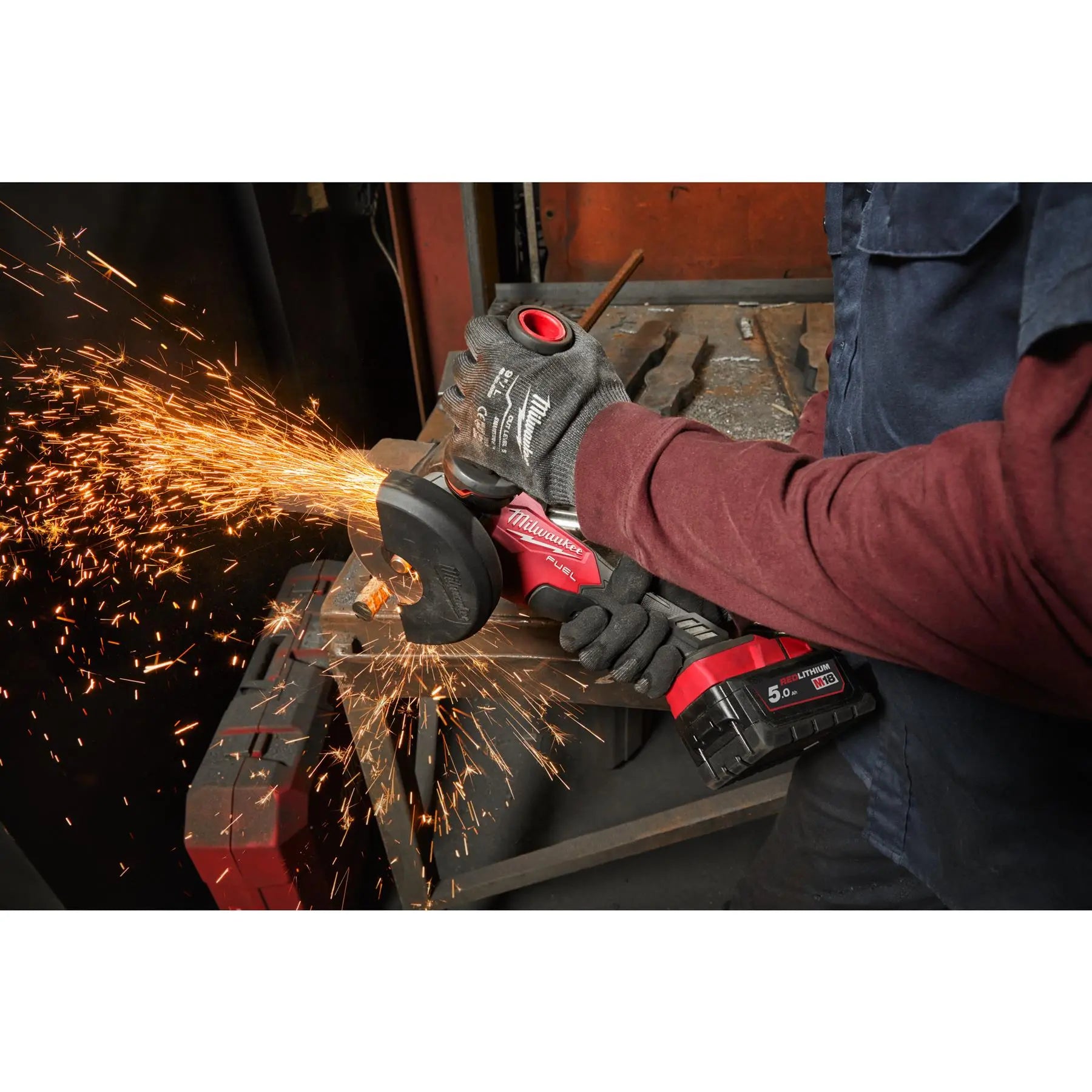 Milwaukee M18 18V Fuel Powerpack Cordless Kit 6 Piece Set 3 x Batteries + Charger M18FPP6L3-503B White Rose Tools