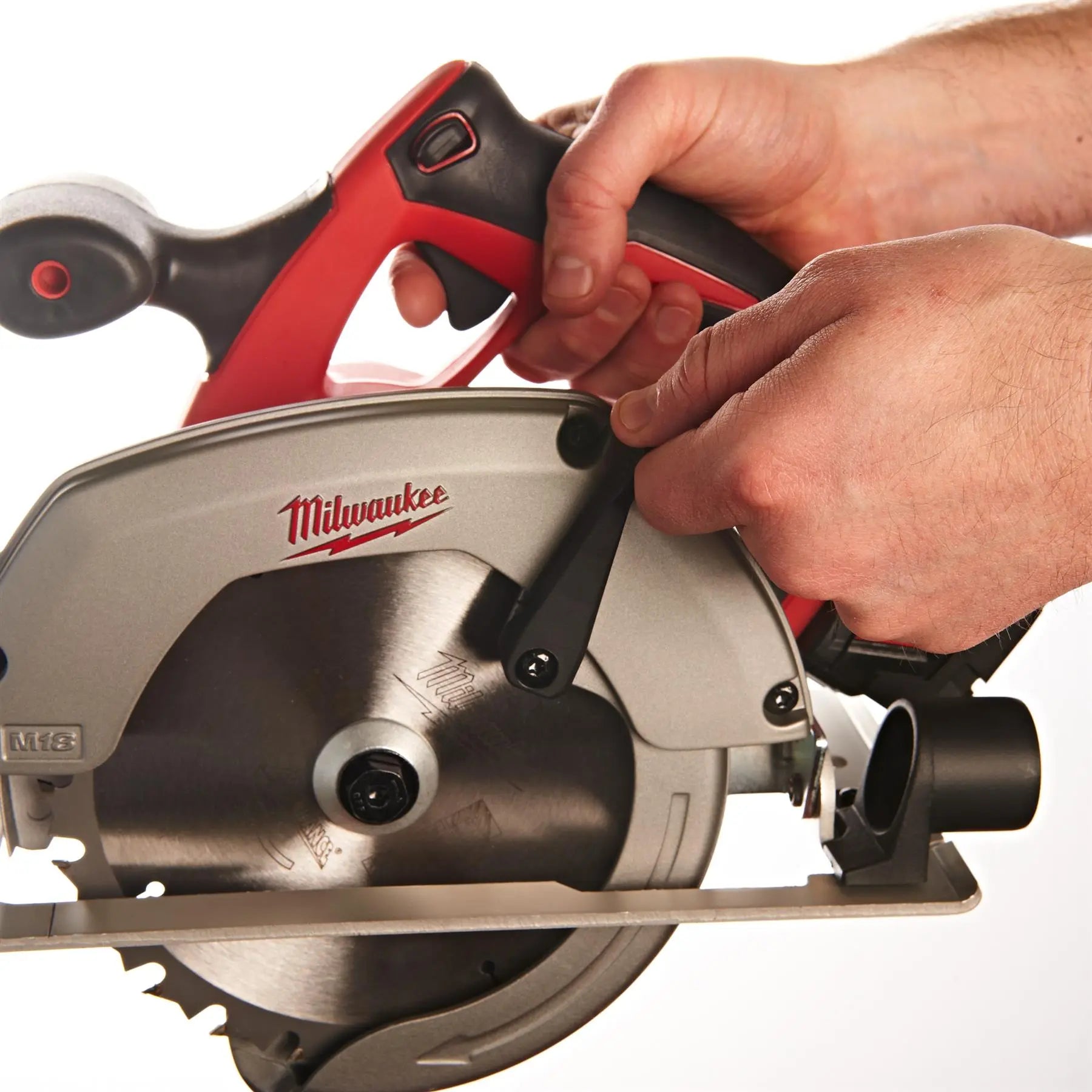 Milwaukee M18 18V Heavy Duty Circular Saw Wood & Plastic 165mm Bare Unit HD18CS-0 White Rose Tools