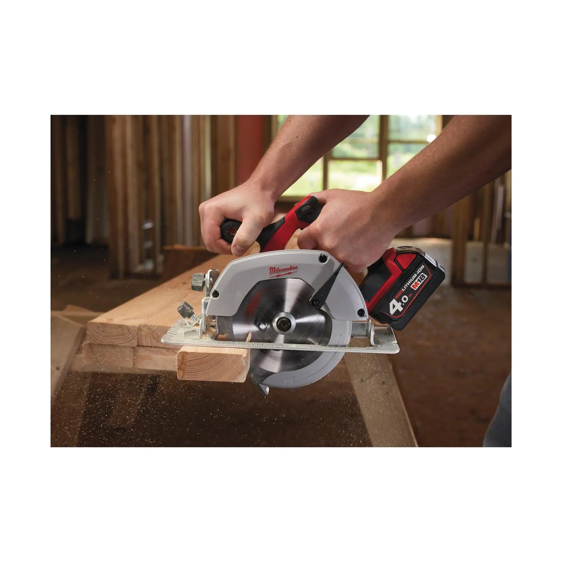 Milwaukee M18 18V Heavy Duty Circular Saw Wood & Plastic 165mm Bare Unit HD18CS-0 White Rose Tools