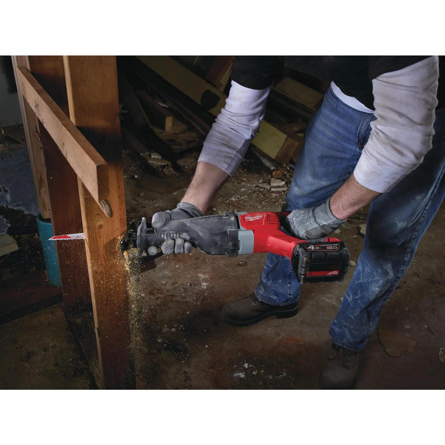 Milwaukee M18 18V SAWZALL Cordless Reciprocating Saw Bare Unit M18BSX-0 White Rose Tools