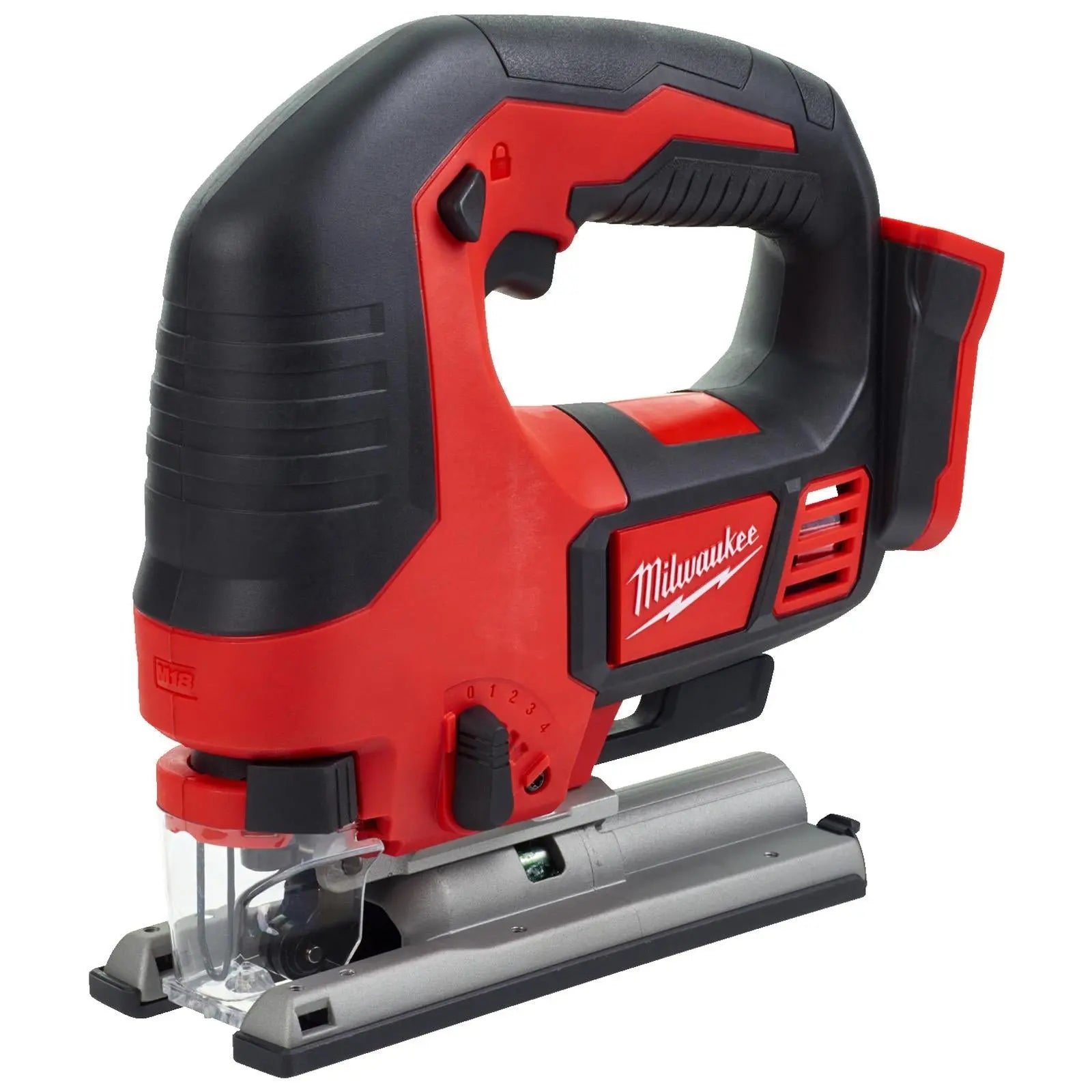 Milwaukee M18 18V Top Handle Jigsaw FIXTEC Quick Change Bare Unit M18BJS-0 White Rose Tools