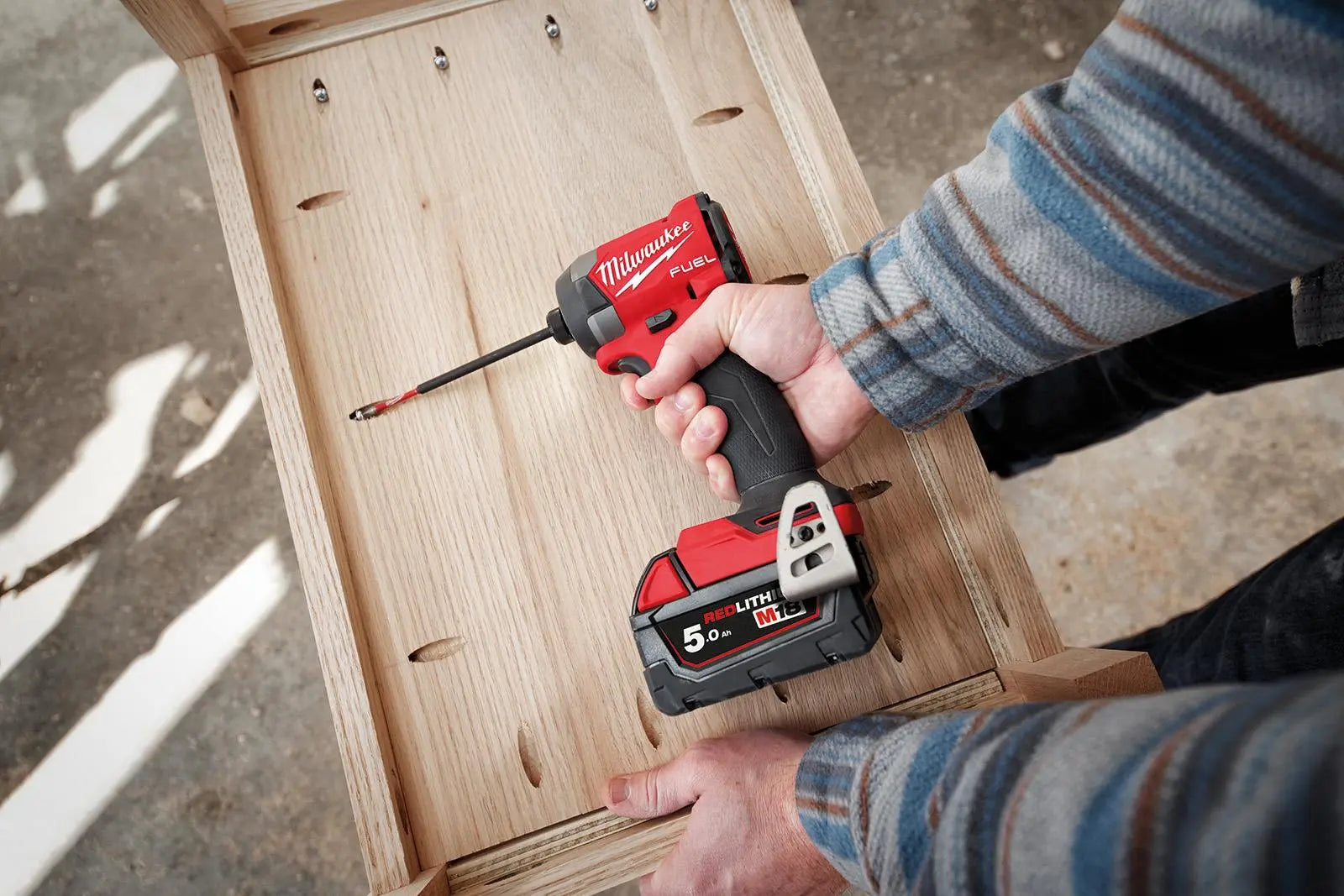 Milwaukee M18 Fuel 18V 1/4" Hex Cordless Impact Driver Bare Unit M18FID3-0 White Rose Tools