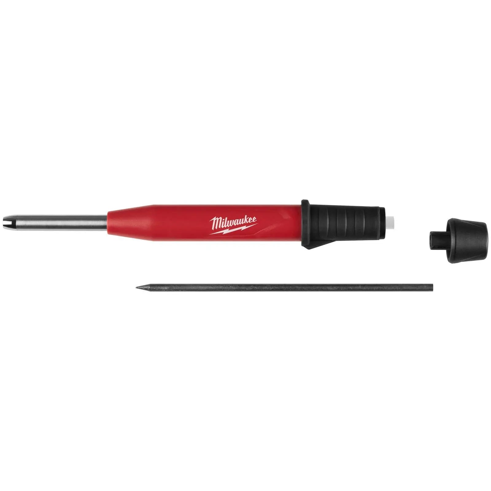 Milwaukee Mechanical Construction Pencil with 10 Pack Graphite Leads White Rose Tools