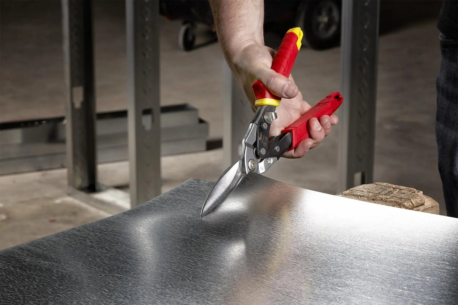 Milwaukee Metal Aviation Snips Straight Cut Extra Long 310mm