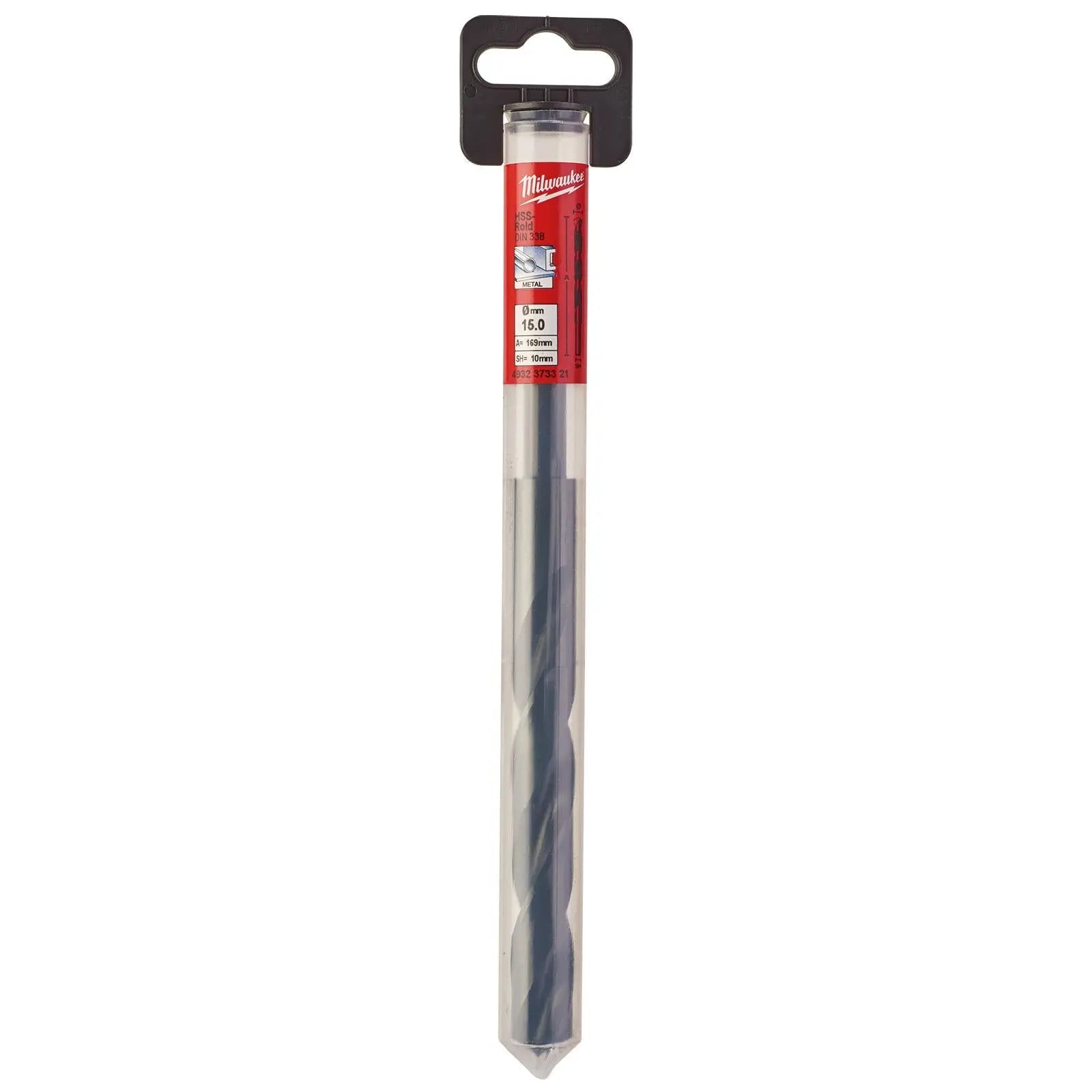 Milwaukee Metal Drill Bits HSS Rollforged with Reduced Shank DIN 338