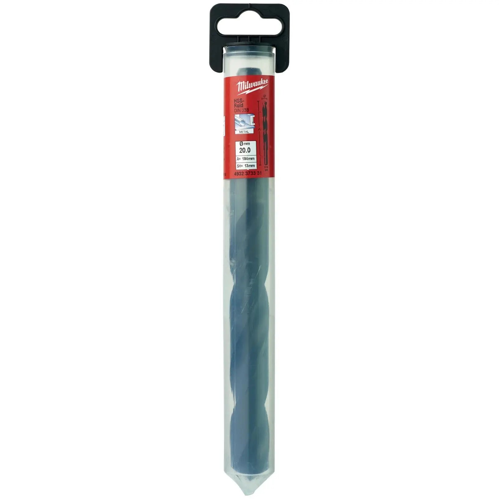 Milwaukee Metal Drill Bits HSS Rollforged with Reduced Shank DIN 338