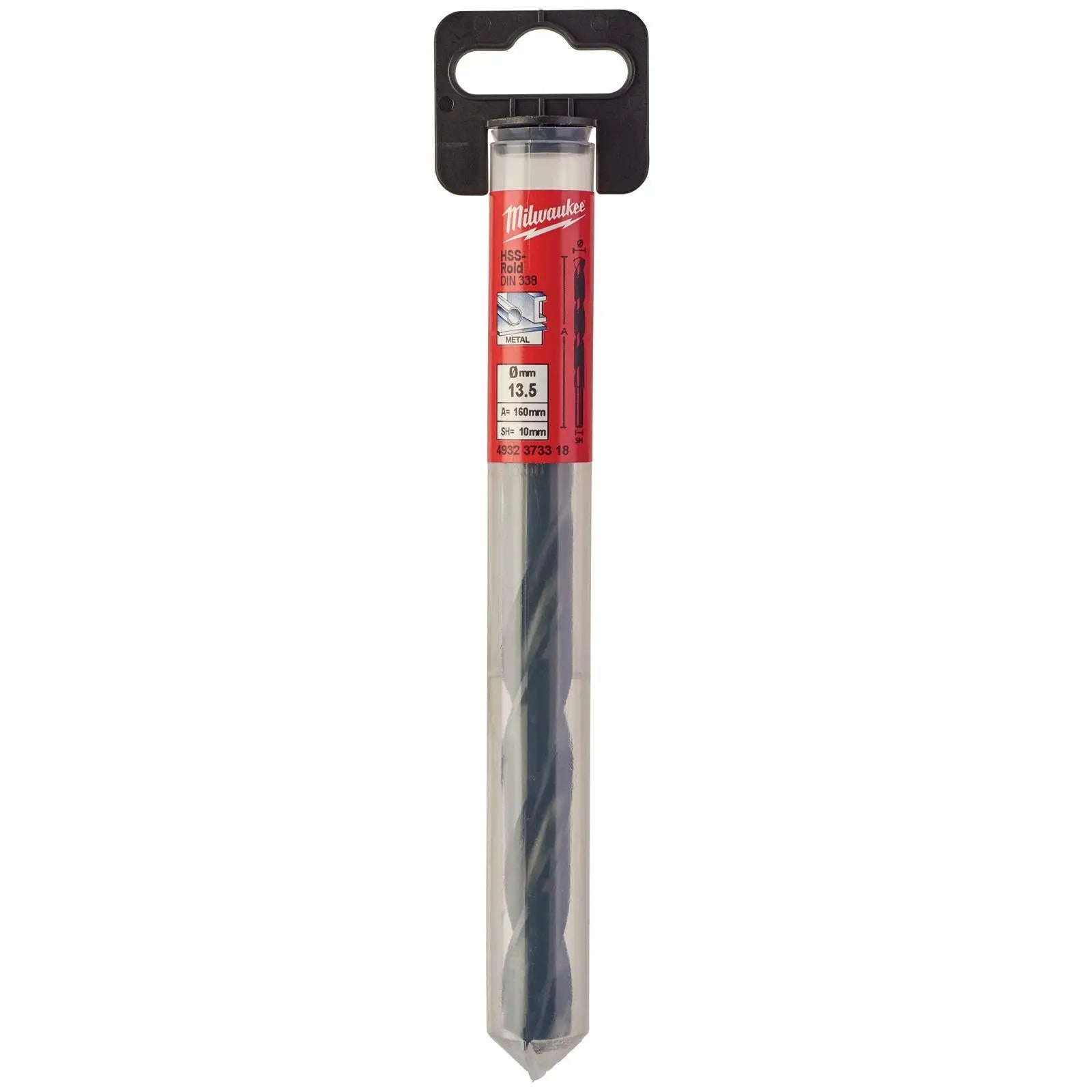 Milwaukee Metal Drill Bits HSS Rollforged with Reduced Shank DIN 338