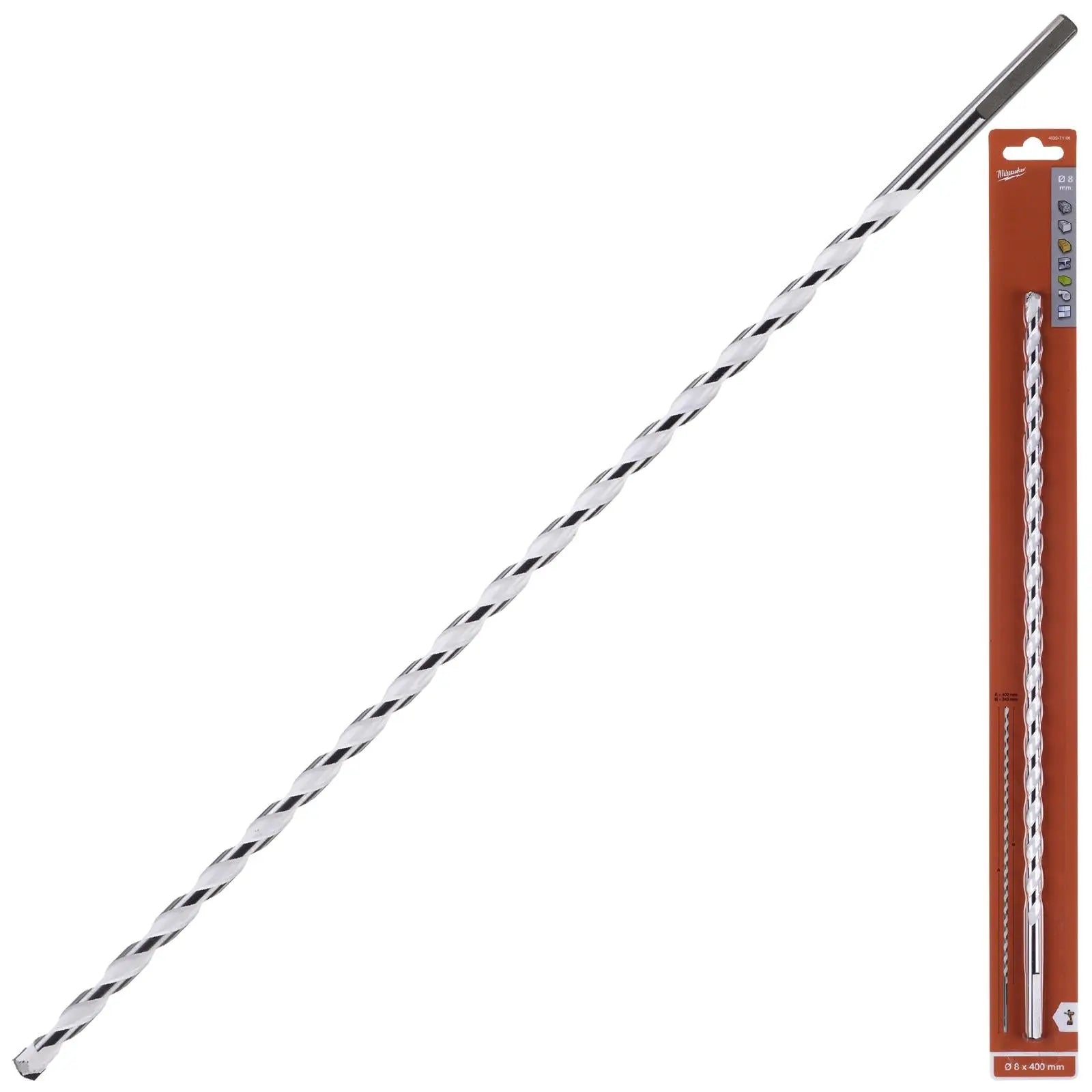 Milwaukee Multi Material Drill Bits Impact Rated TCT for Wood Metal Masonry