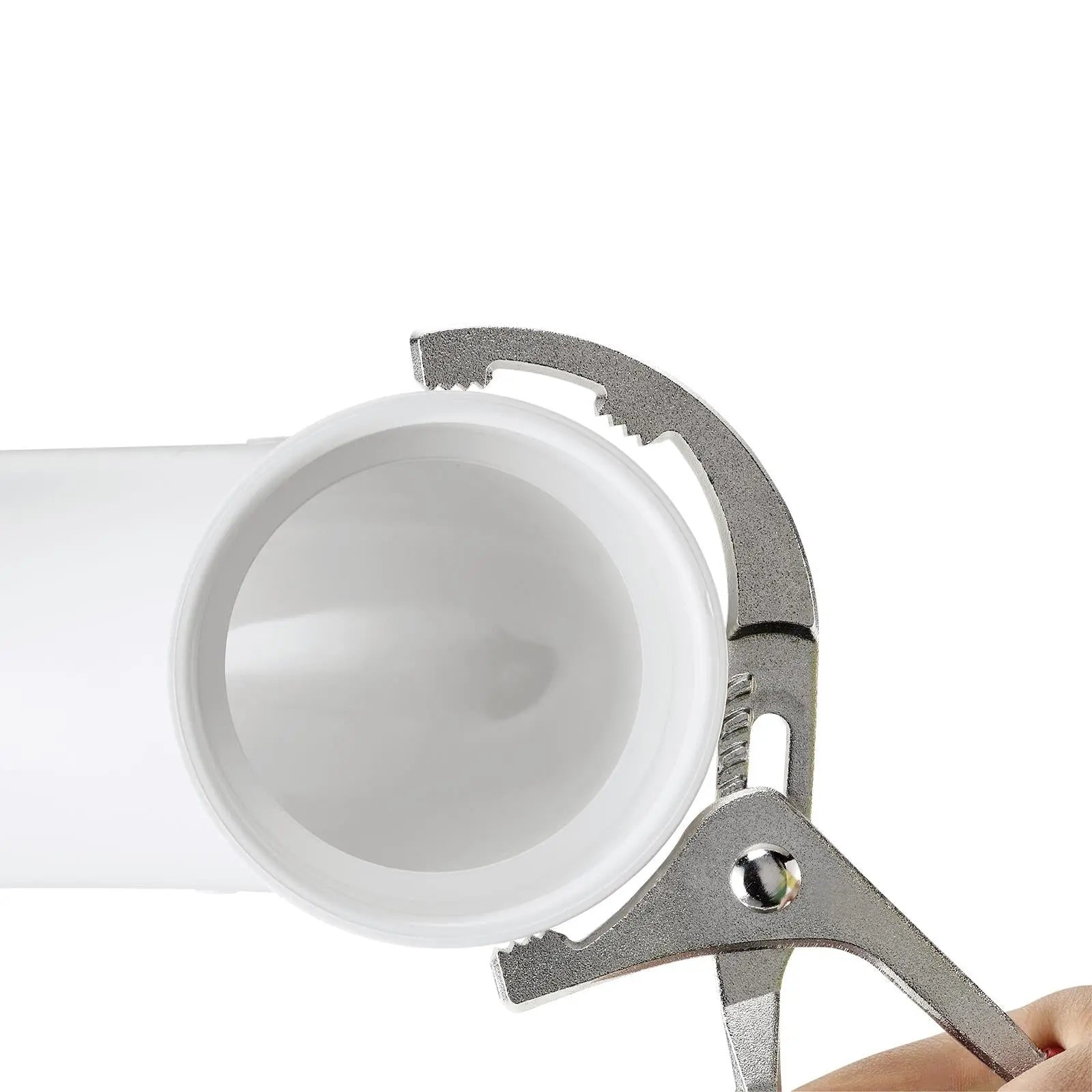 Milwaukee Oil Filter Pliers PVC 89mm Jaw Capacity White Rose Tools