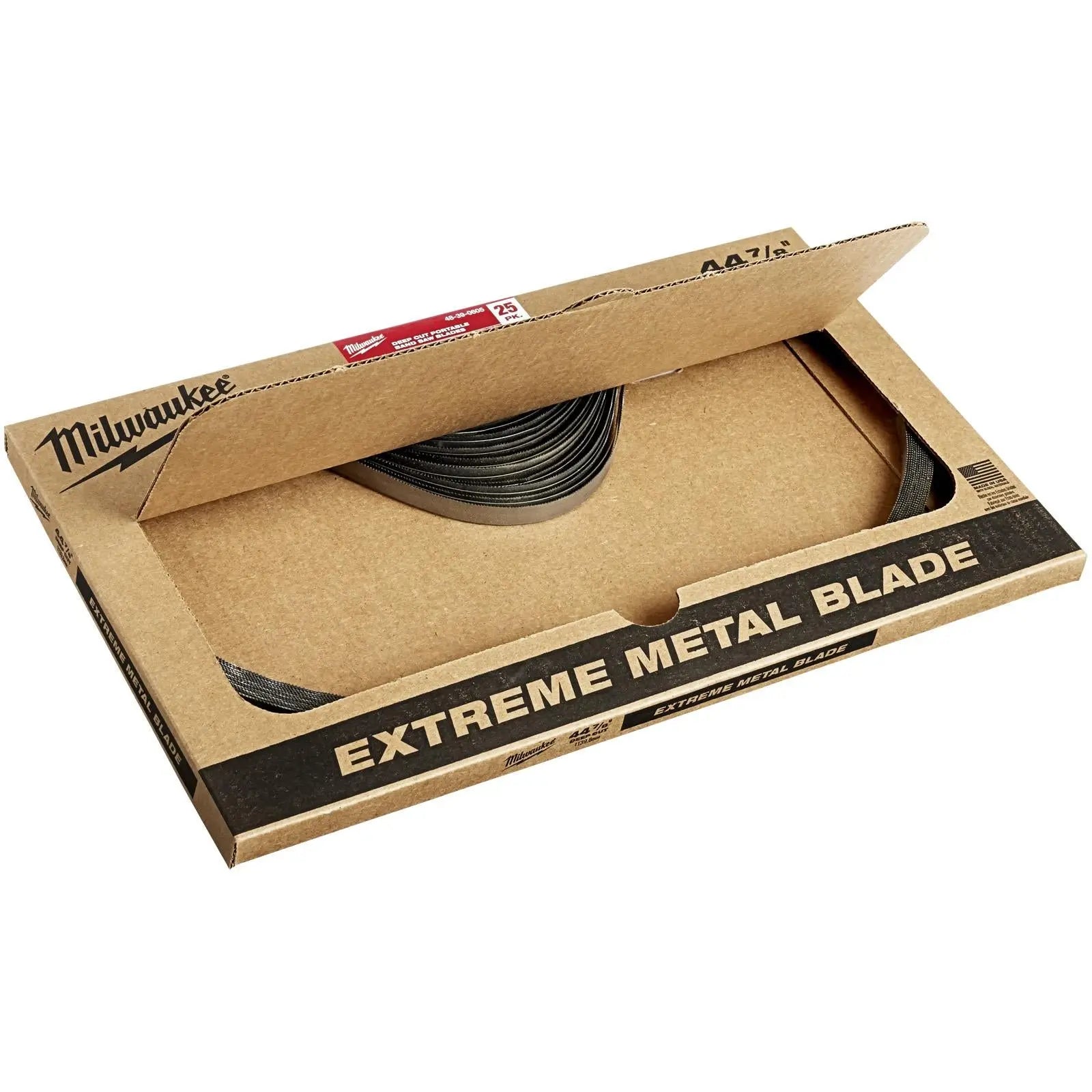 Milwaukee Premium Bandsaw Blade M18 Compact 898.52mm x 12.7mm x 0.51mm 8/10 TPI 3 Pieces White Rose Tools