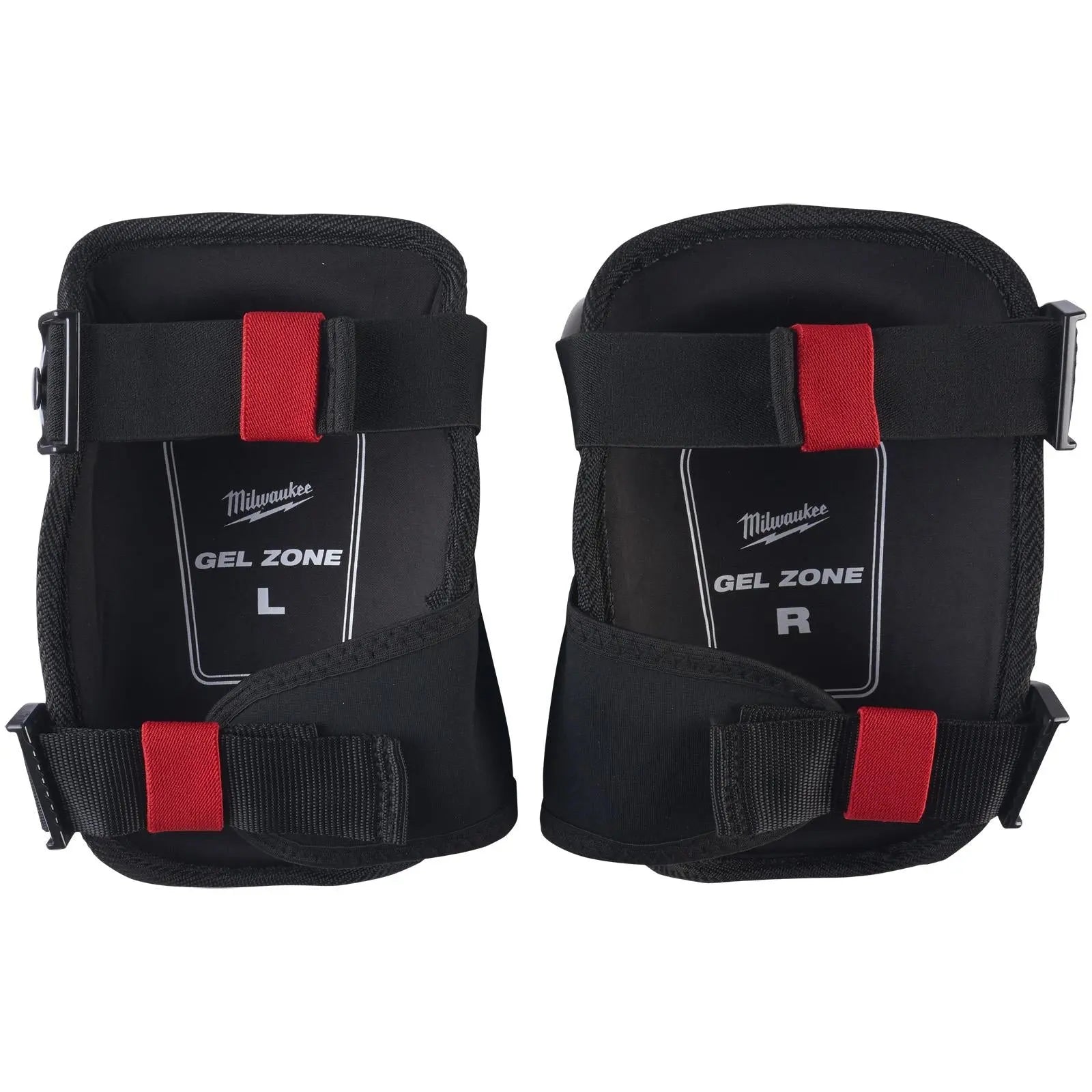 Milwaukee Premium Non-Marking Knee Pad Pair White Rose Tools