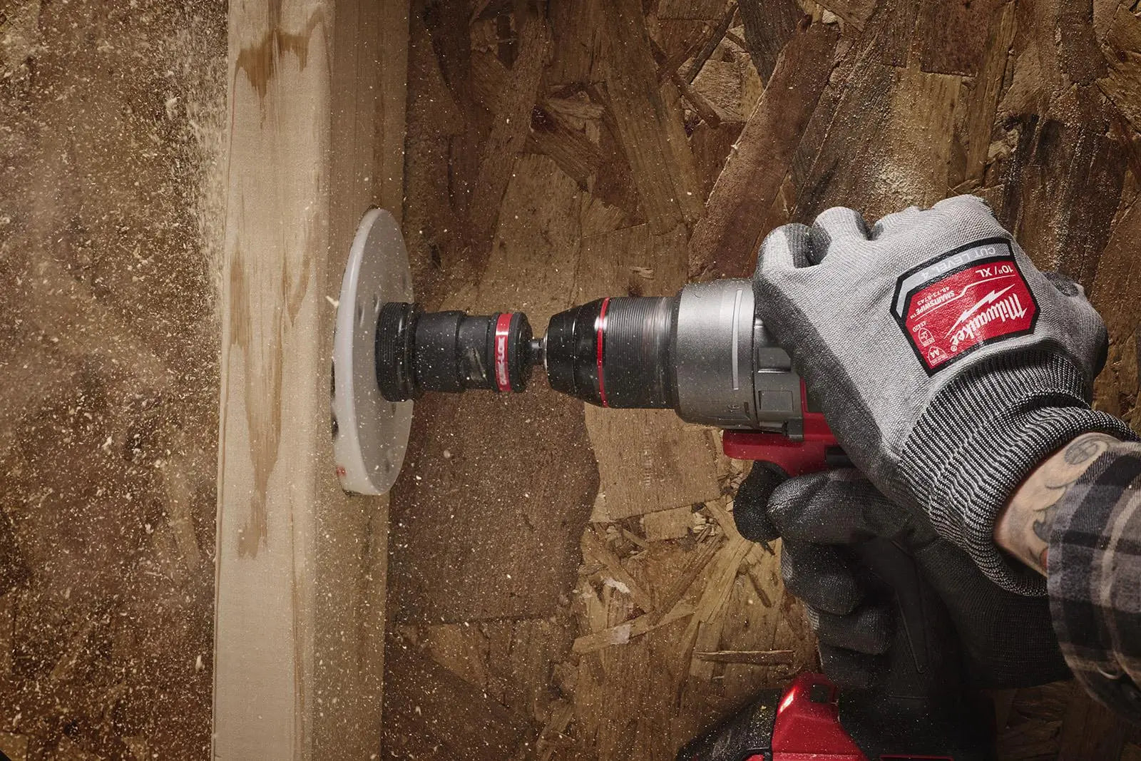 Milwaukee Quik-Lok Holesaw Arbor 11mm Hex Shank 32-210mm Hole Saws White Rose Tools