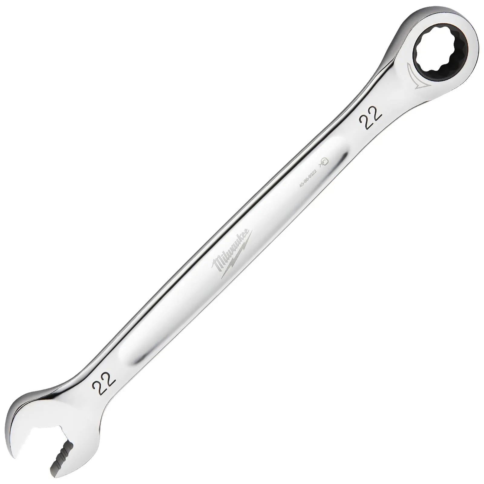 Milwaukee Ratchet Combination Spanners MAX BITE Fixed Head Open End Ring - Choose Size White Rose Tools