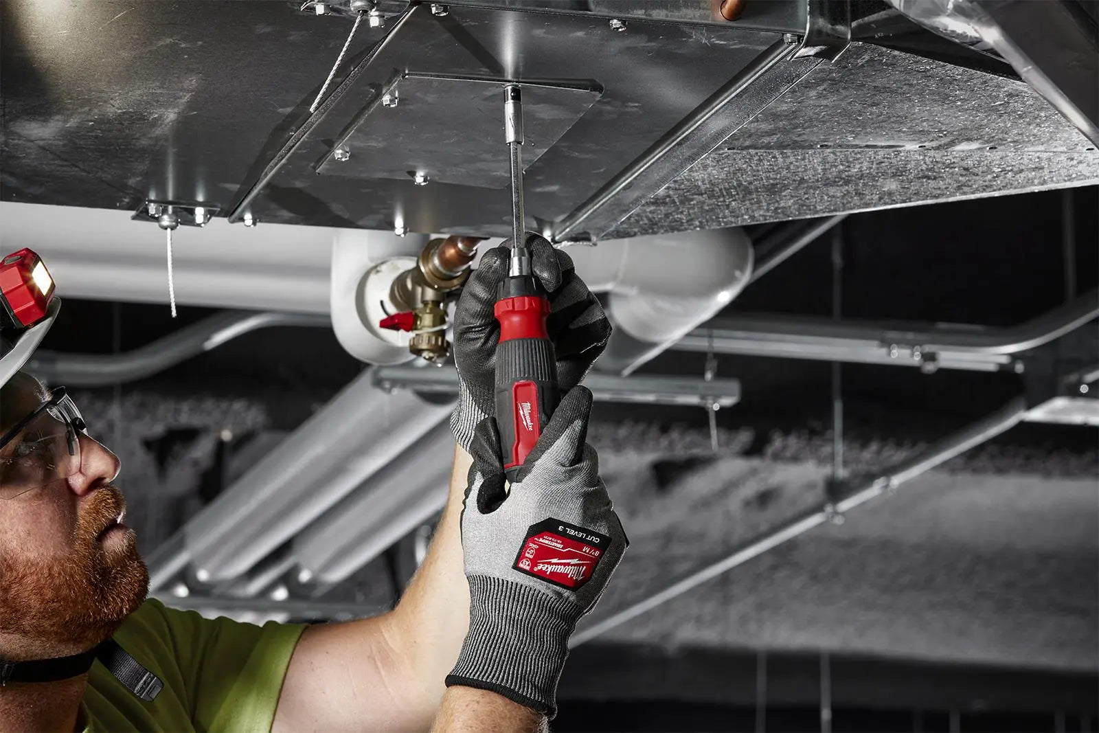 Milwaukee Ratchet Screwdriver Set 14 in 1 Multi Bit Pozi Phillips Torx Slotted Hex White Rose Tools