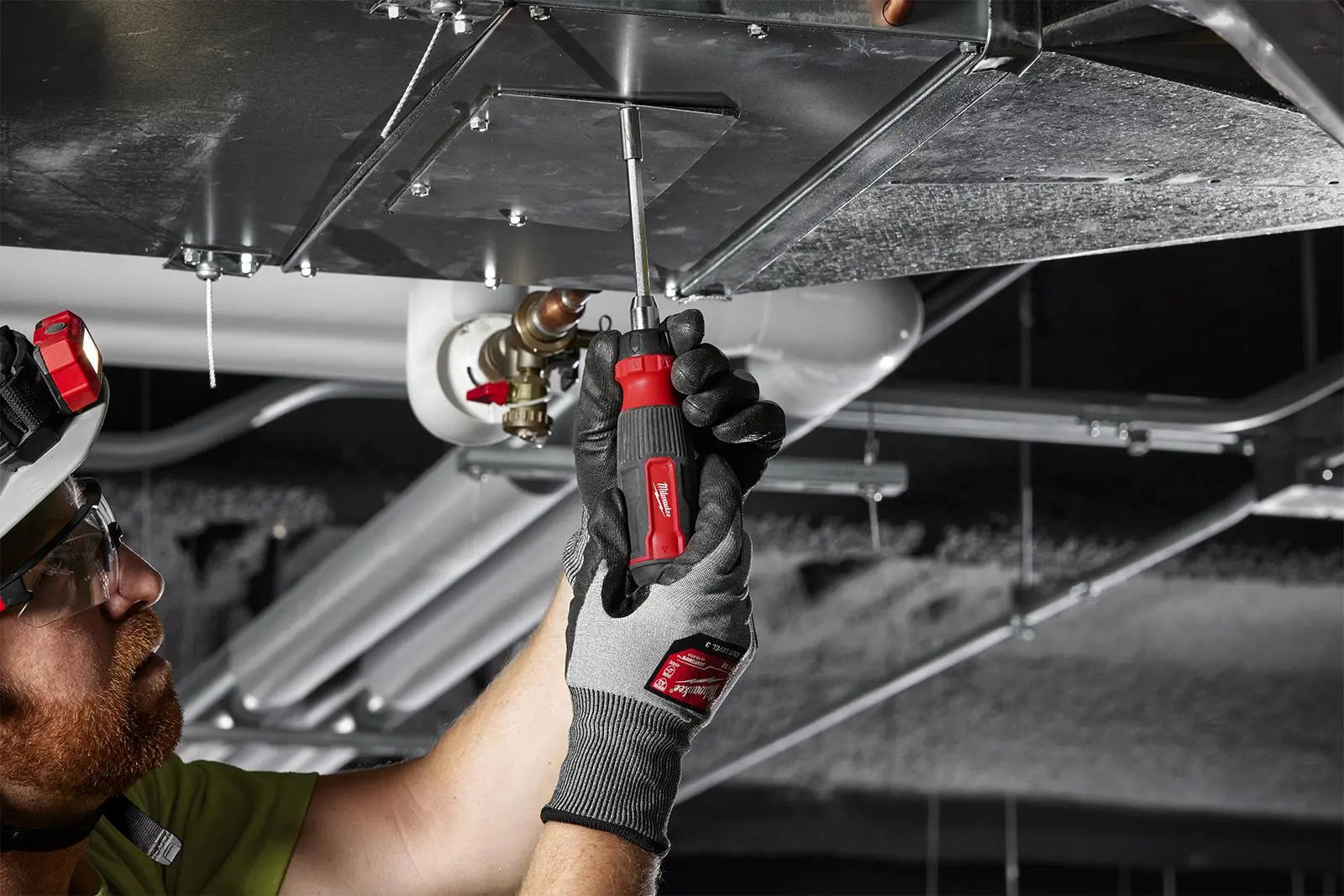 Milwaukee Ratchet Screwdriver Set 14 in 1 Multi Bit Pozi Phillips Torx Slotted Hex White Rose Tools