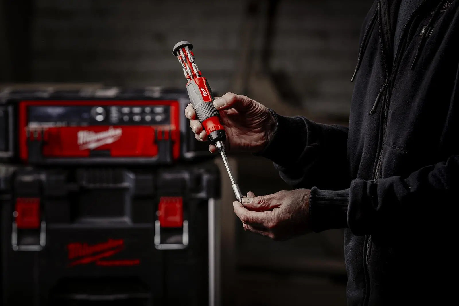 Milwaukee Ratchet Screwdriver Set 27 in 1 Multi Bit Pozi Phillips Torx Slotted Hex  White Rose Tools