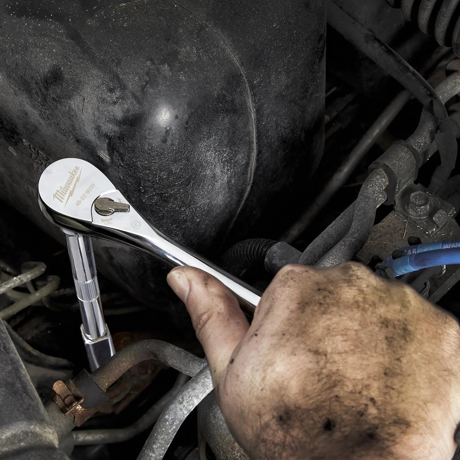 Milwaukee Ratchet Socket Set 3/8" Drive 56 Piece Metric Imperial