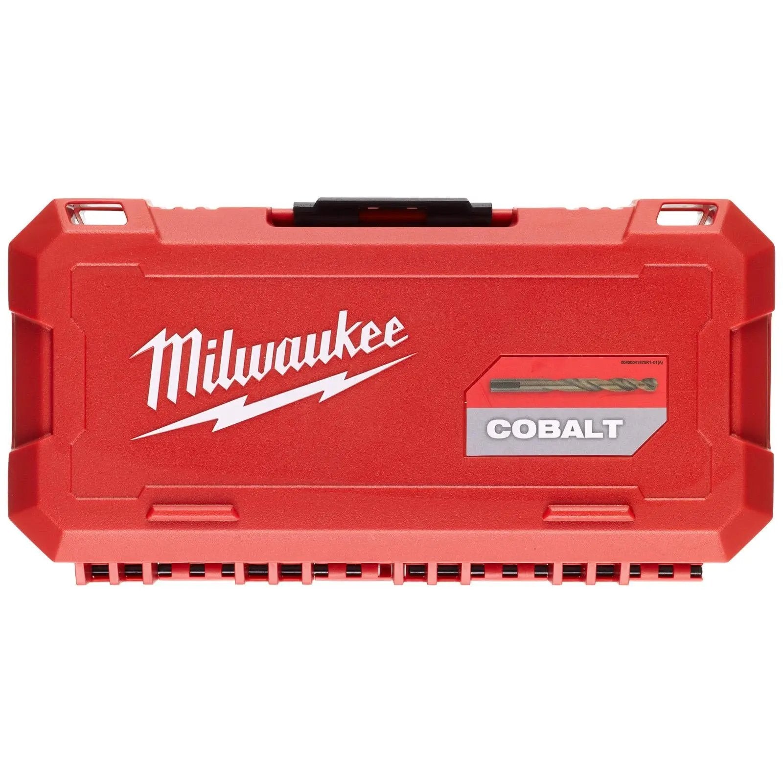 Milwaukee Red Cobalt Metal HSS Drill Bit Set 19 Piece 1-10mm White Rose Tools