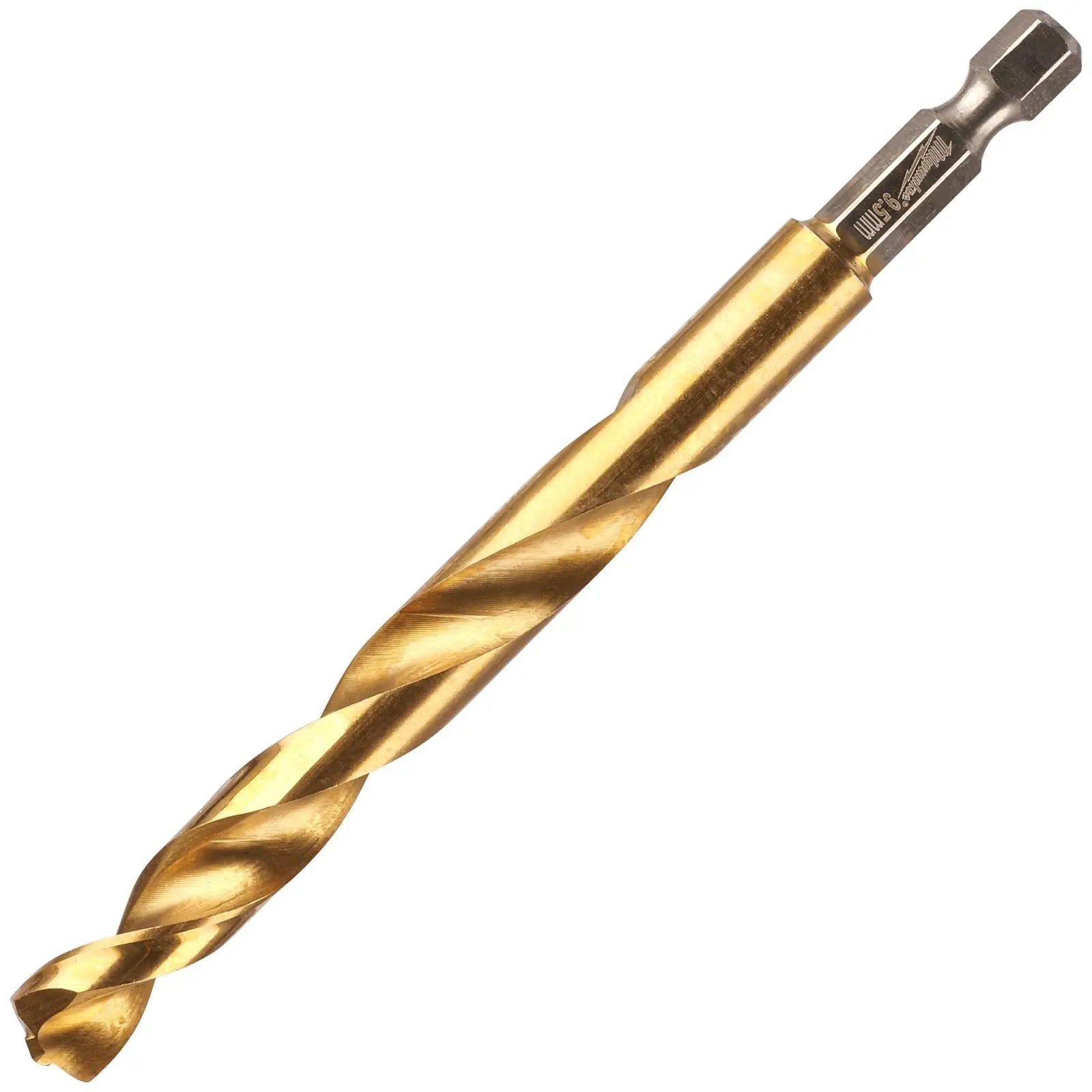 Milwaukee Red Hex Metal Drill Bits HSS Shockwave Impact Duty 1/4" Hex Shank