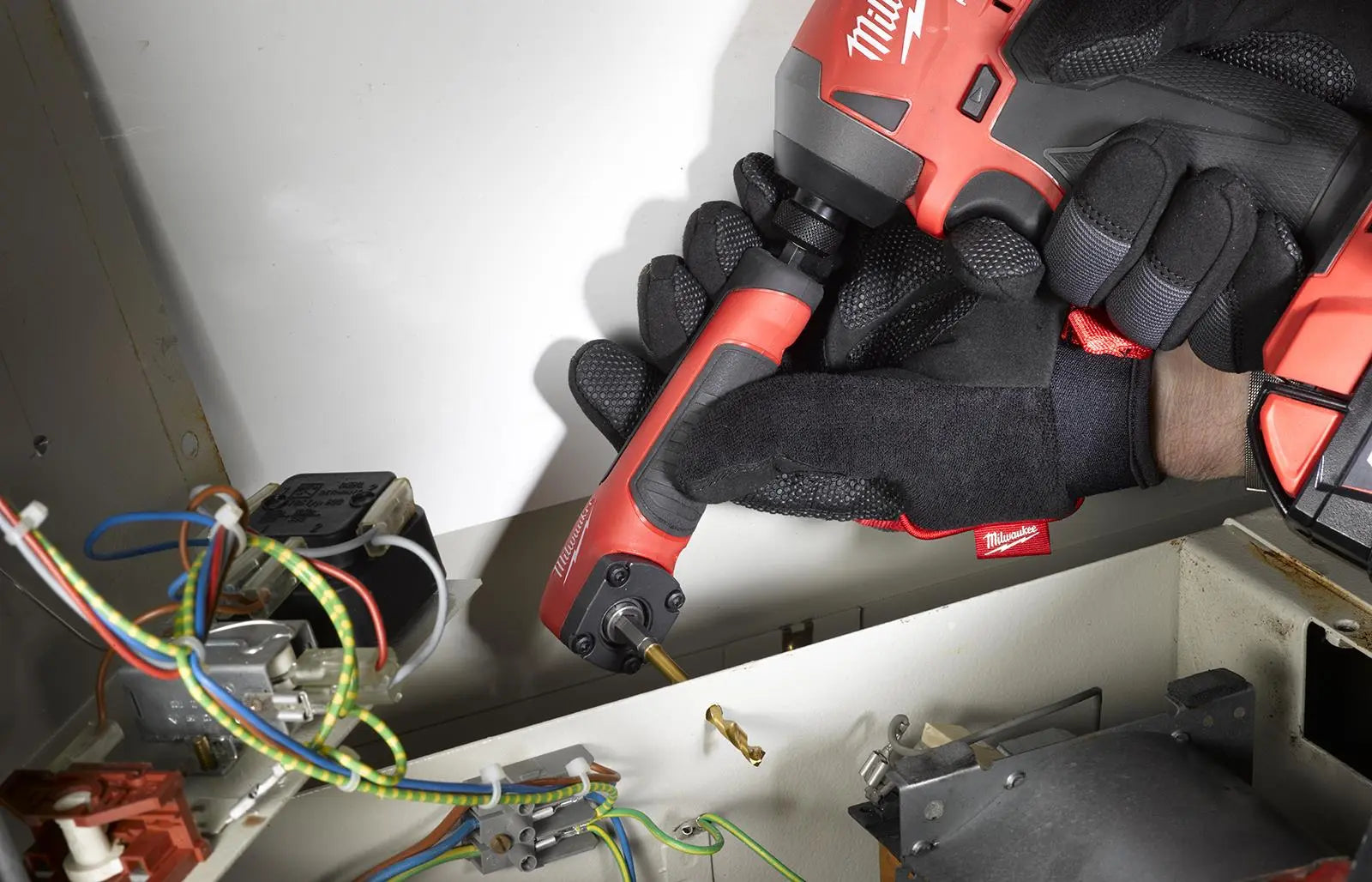 Milwaukee Right Angle Drill Attachment SHOCKWAVE Impact Duty 11 Piece