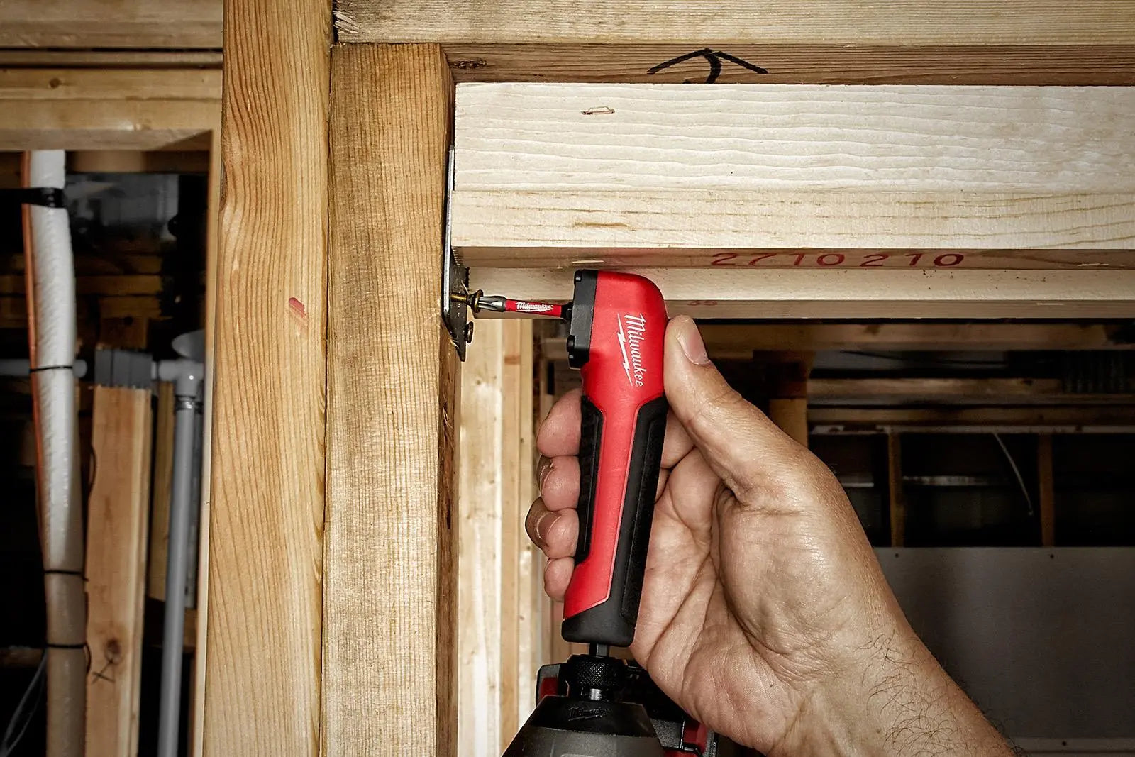 Milwaukee Right Angle Drill Attachment SHOCKWAVE Impact Duty 11 Piece