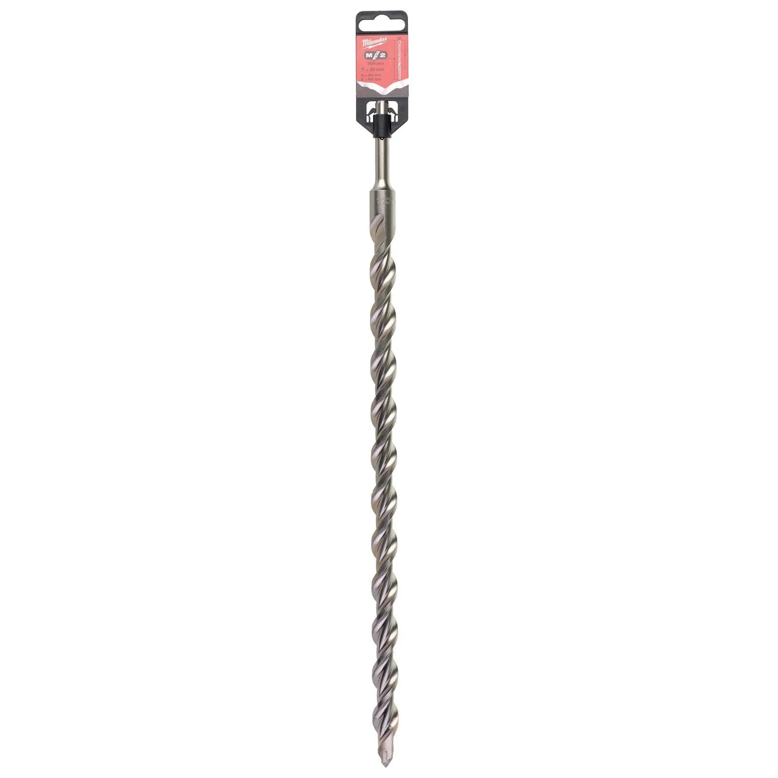 Milwaukee SDS Plus M2 Hammer Drill Bits 2 Cut 3-26 mm Diameter