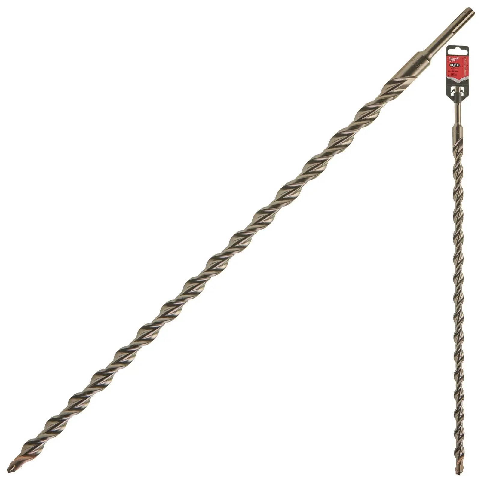 Milwaukee SDS Plus M2 Hammer Drill Bits 2 Cut 3-26 mm Diameter