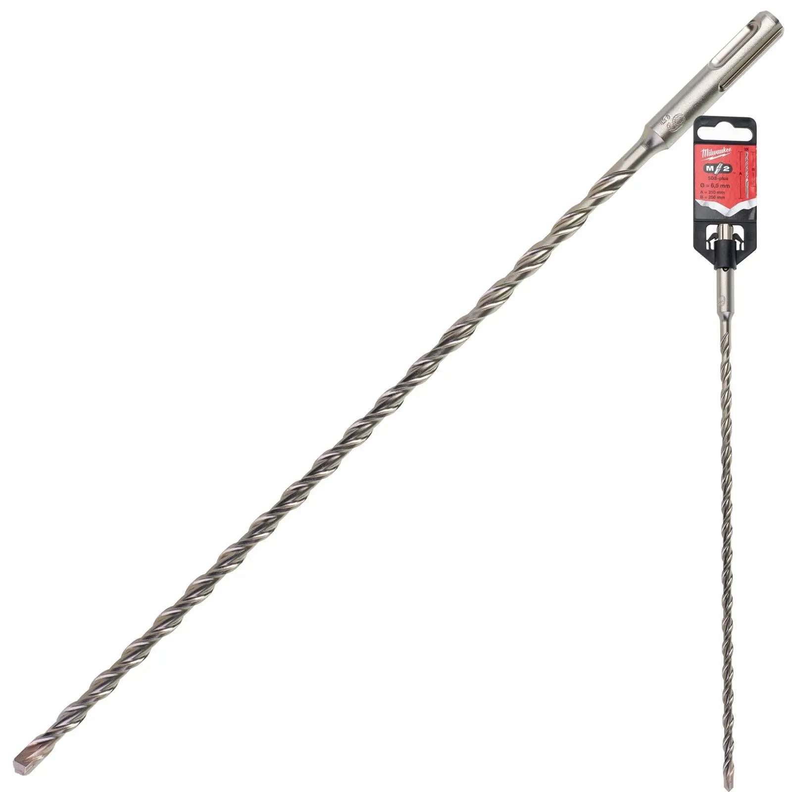 Milwaukee SDS Plus M2 Hammer Drill Bits 2 Cut 3-26 mm Diameter