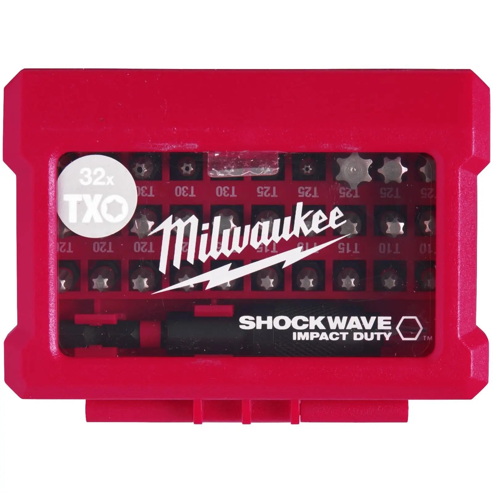 Milwaukee SHOCKWAVE Impact Duty Torx Screwdriver Bit Set 32 Piece in Case White Rose Tools