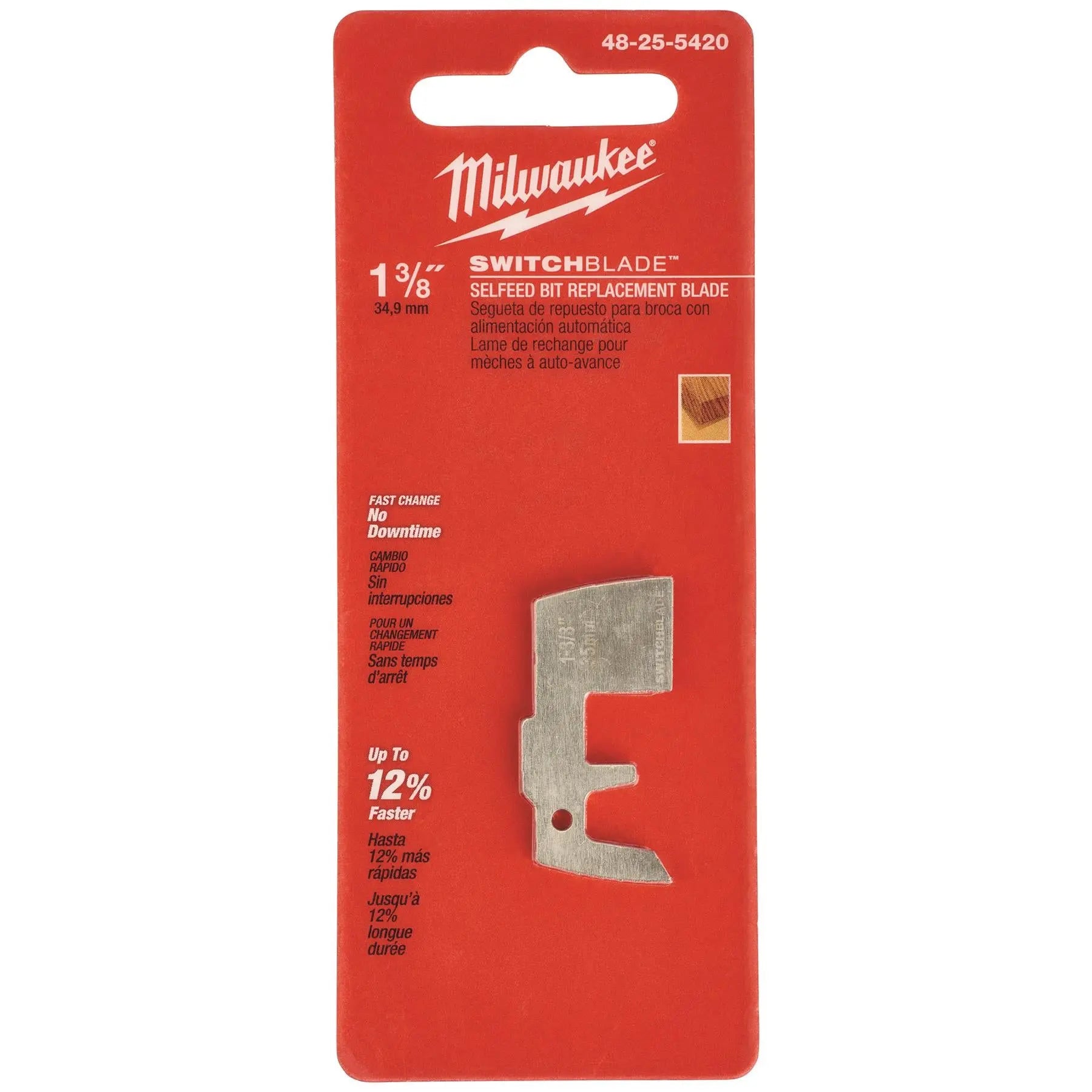 Milwaukee SWITCHBLADE Self Feed Forstner Replacement Blades