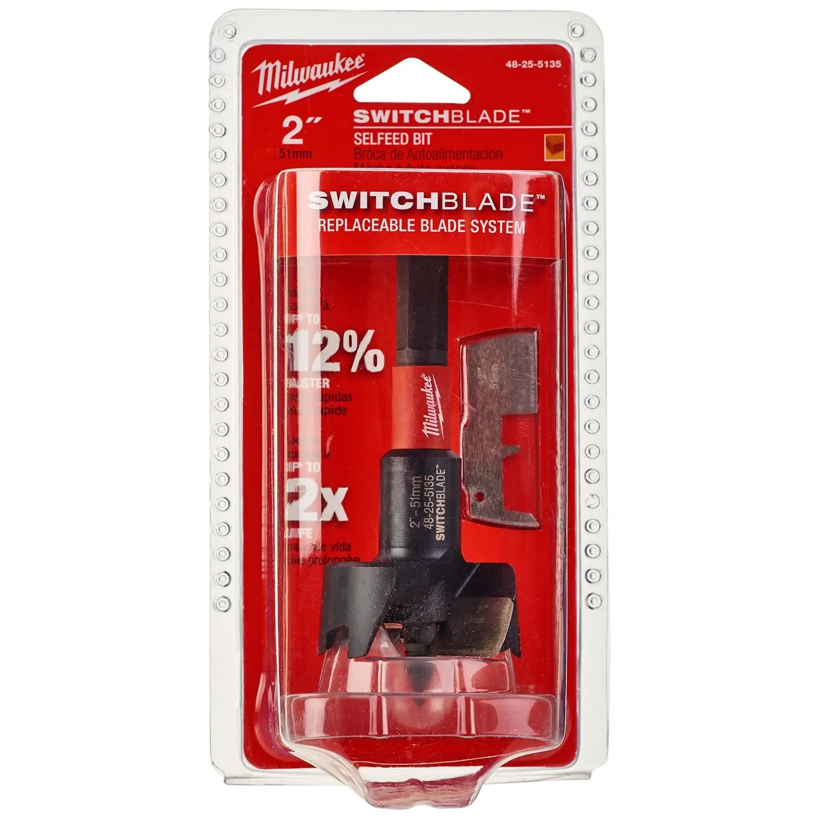 Milwaukee SWITCHBLADE Self Feed Forstner Wood Drill Bits