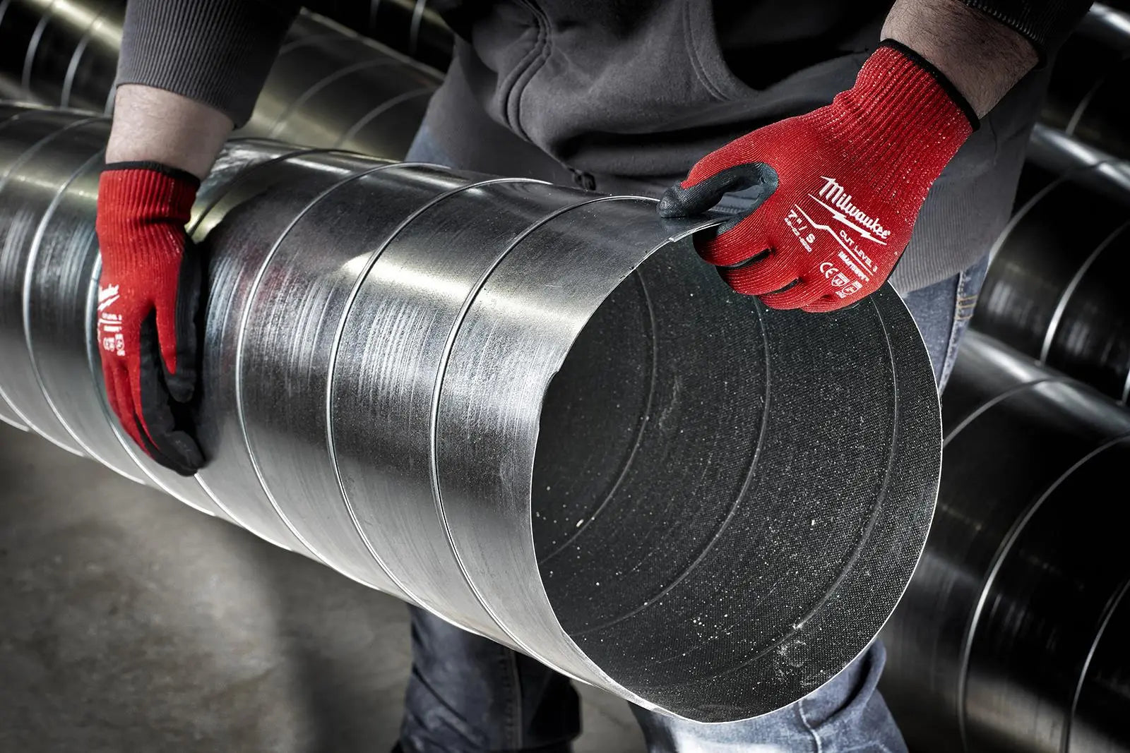 Milwaukee Safety Gloves Cut Level 3/C Dipped Glove Size 11 / XXL Extra Extra Large