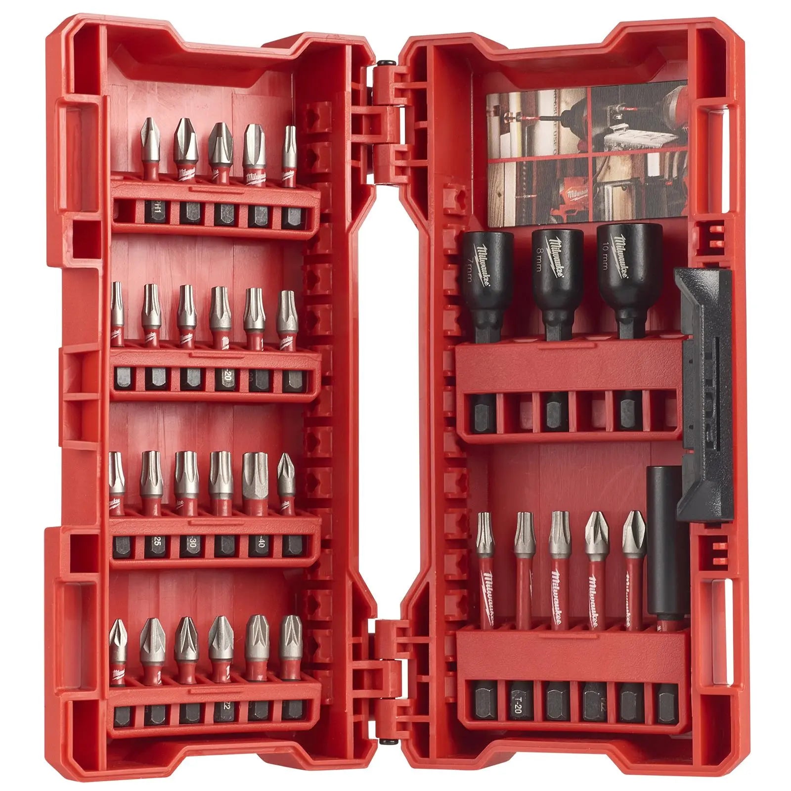 Milwaukee Screwdriver and Nut Driver Bit Set 32 Piece SHOCKWAVE Impact Duty
