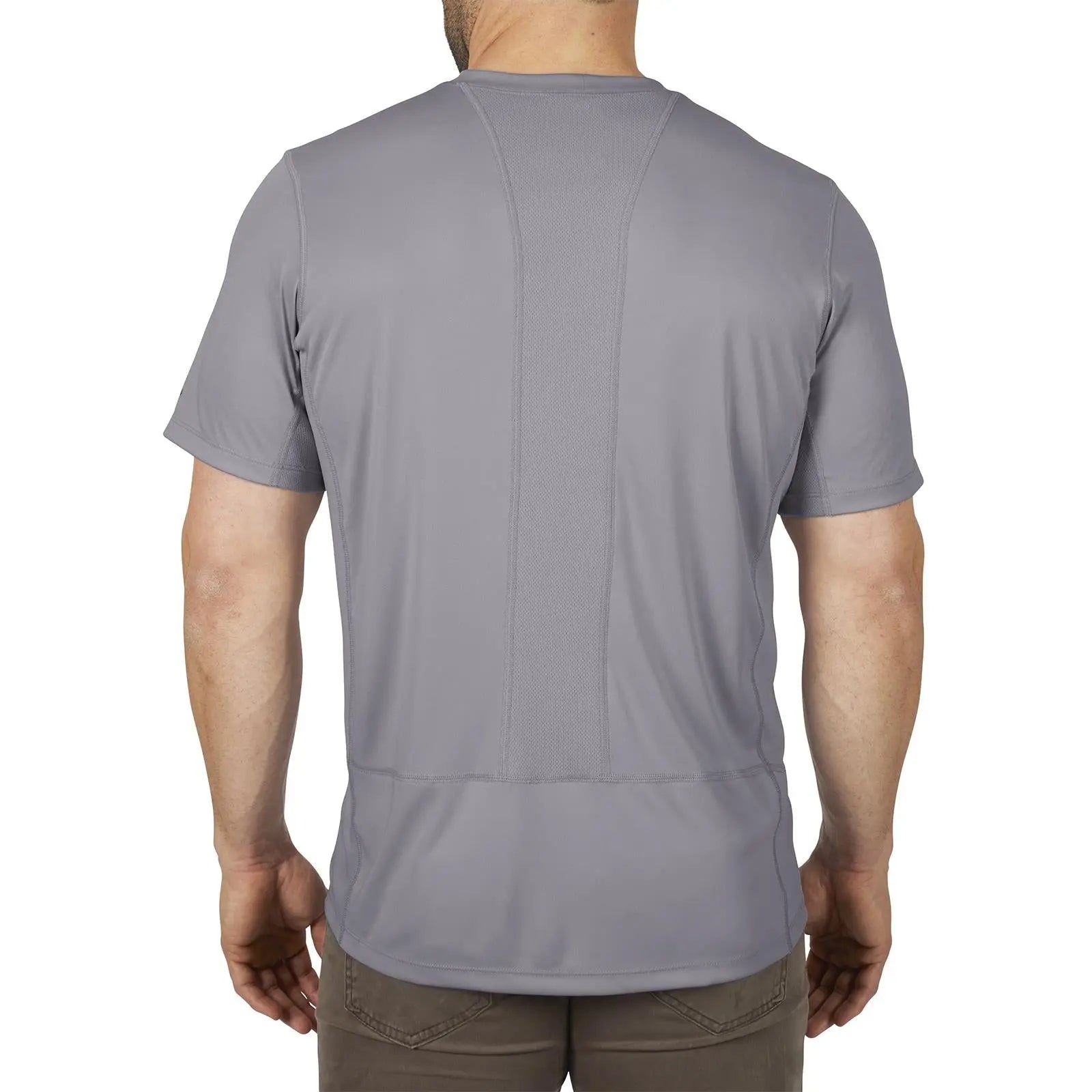 Milwaukee Short Sleeve Shirt Grey Workskin Light Weight Performance WWSSG
