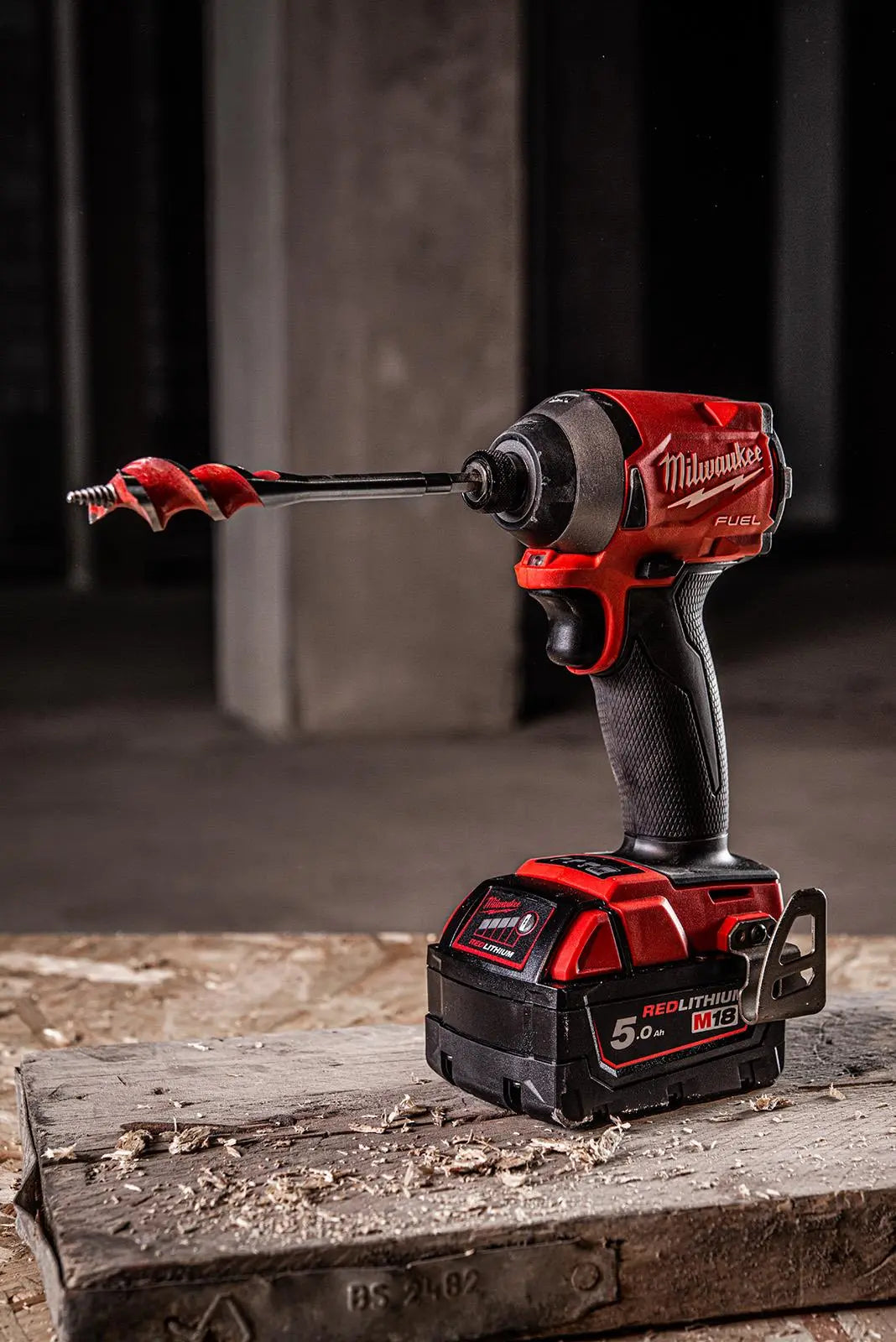 Milwaukee Speed Feed Wood Drill Bit Set 1/4" Hex Shank 13-25mm 4 Pieces White Rose Tools