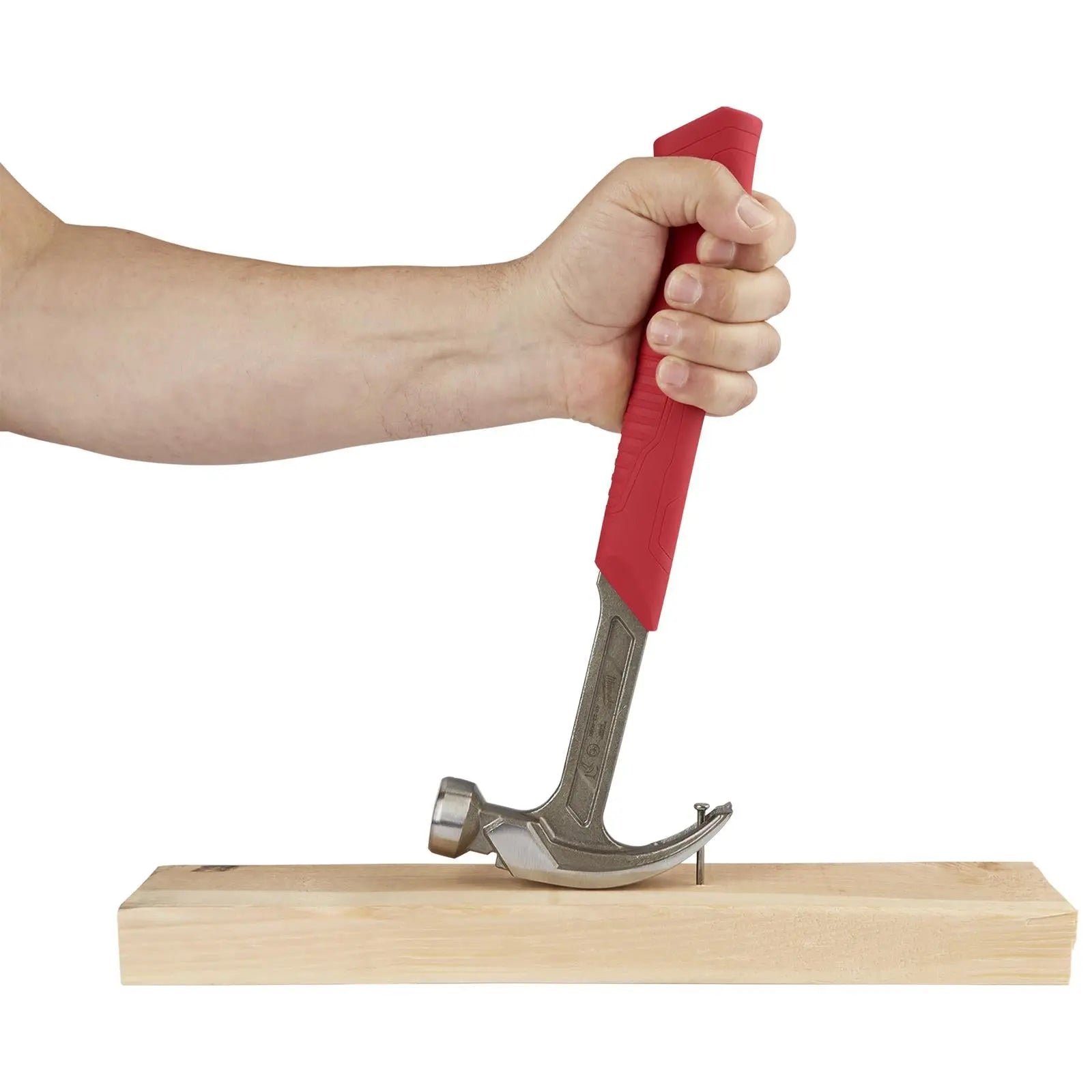 Milwaukee Steel Curved Claw Hammer 16oz Magnetic Nail Starter